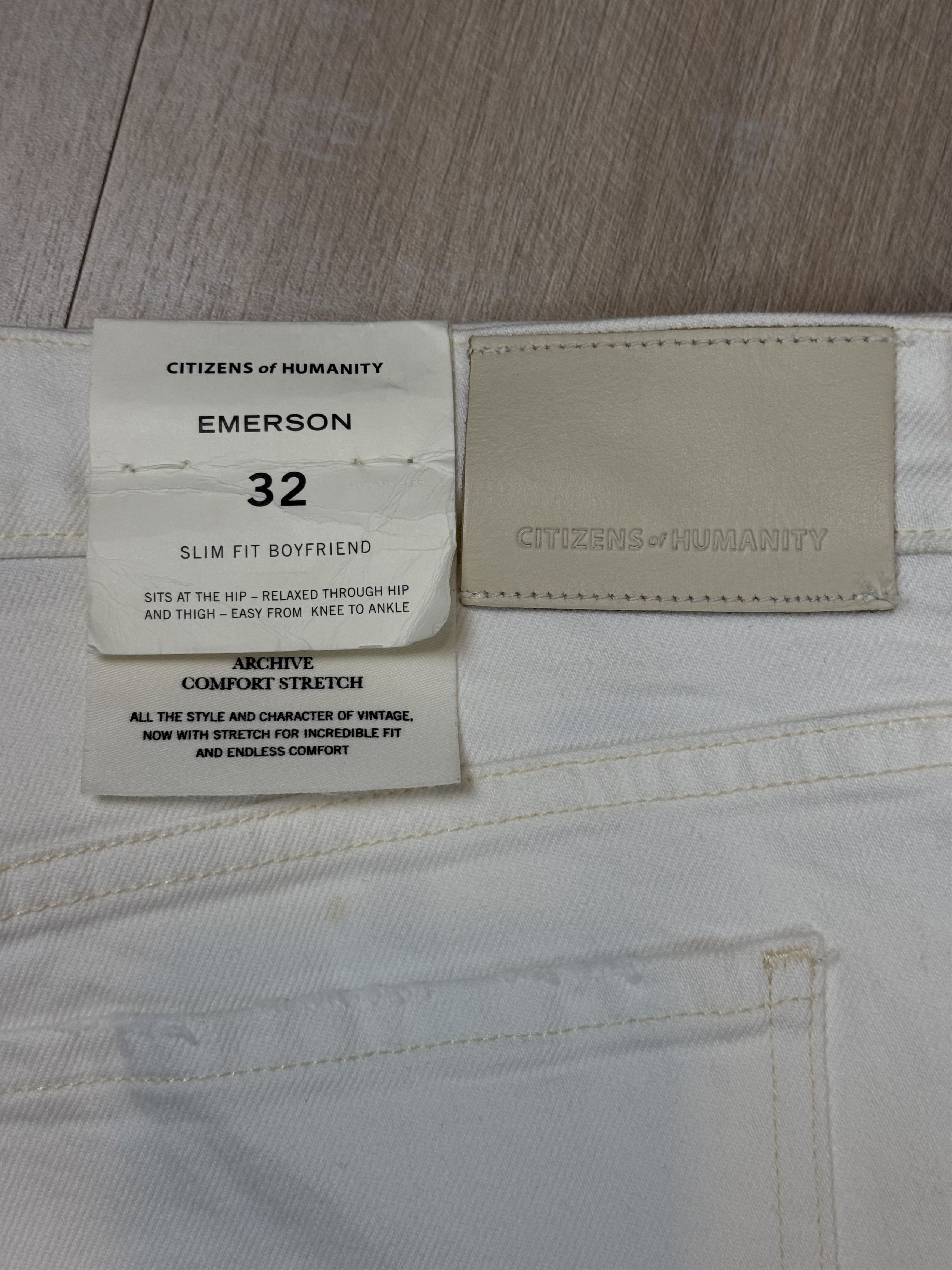 Citizens Of Humanity Citizens of Humanity Jeansy Boyfriend Emerson Size 32 White Size US 38 / EU 54 - 8 Thumbnail