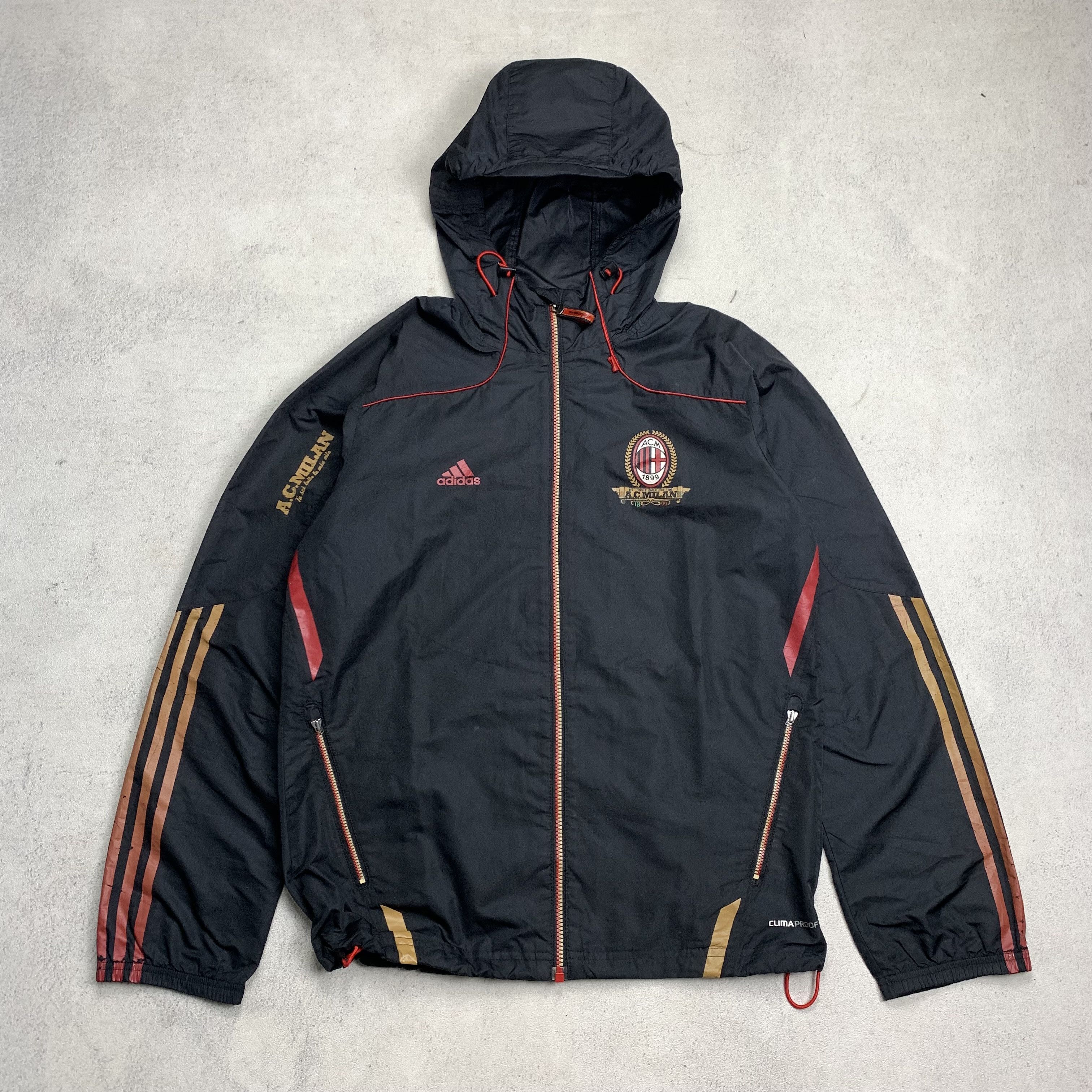 Adidas Adidas AC Milan Y2K Gorpcore Windbreaker Jacket Size US M / EU 48-50 / 2 - 1 Thumbnail