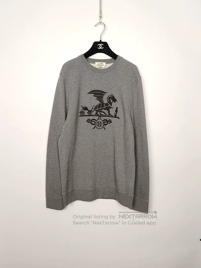 Hermes Hermes Men's Leather Dragon Hoodie Size US XL / EU 56 / 4 - 1 Thumbnail