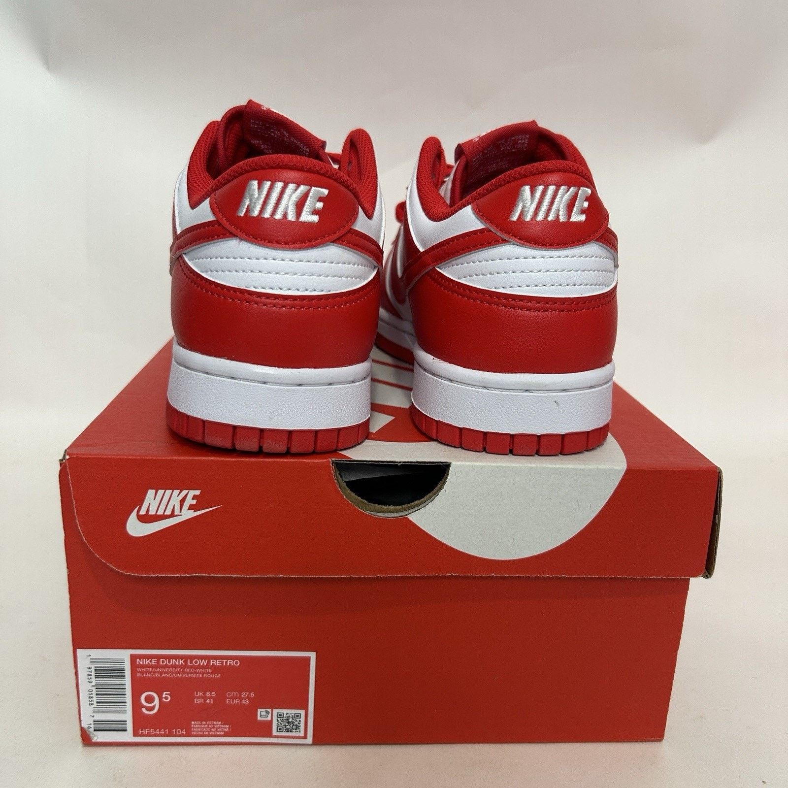 Nike Nike Dunk Low Retro “St. John's” Size US 9.5 / EU 42-43 - 4 Thumbnail
