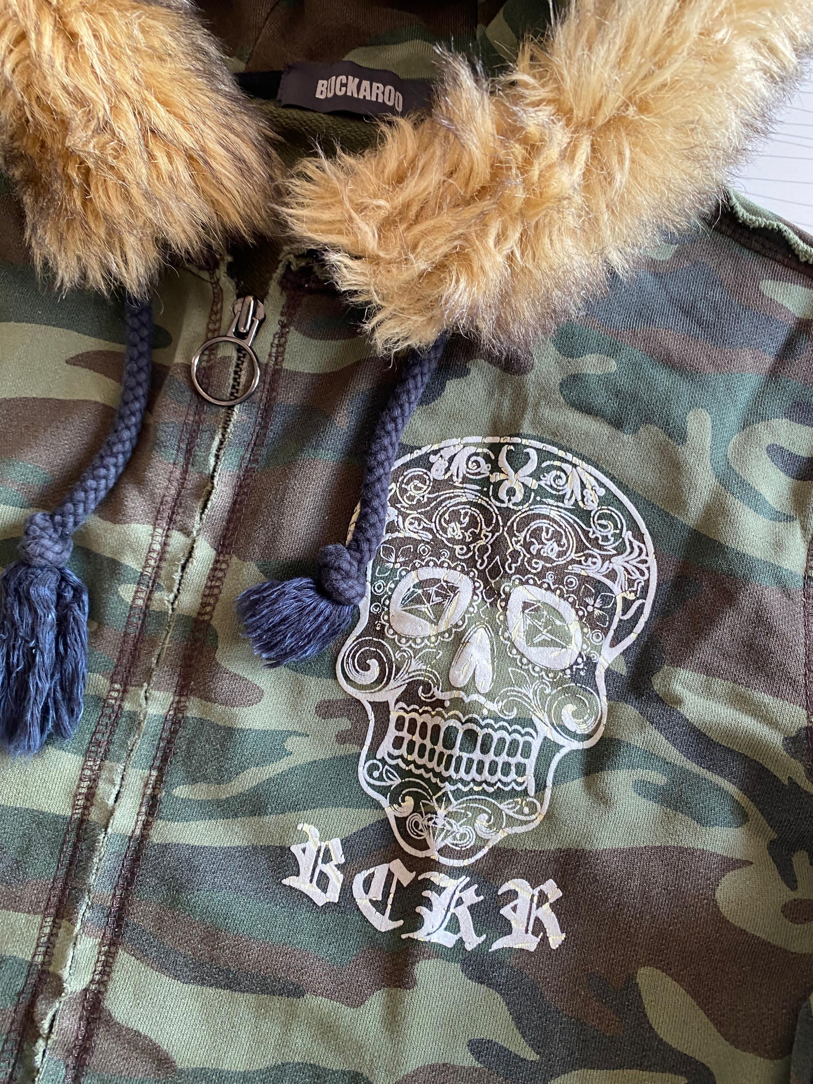 Hysteric Glamour Camouflage Jacket Buckaroo Skull Fur Hoodie Lgb style Size US L / EU 52-54 / 3 - 7 Thumbnail