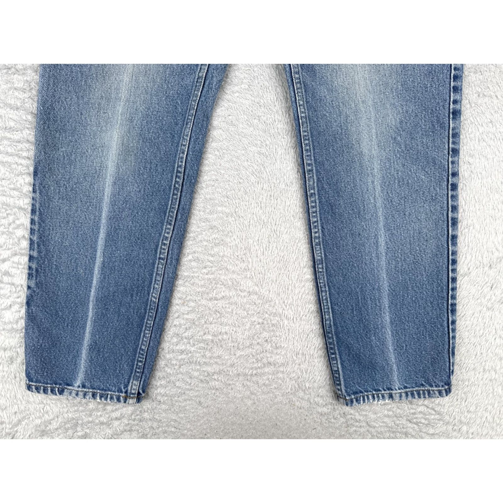Vintage L.L.Bean Jeans Mens 33x30 Blue 5-Pocket Classic Fit Straight Leg Cotton Denim Size US 33 - 2 Thumbnail