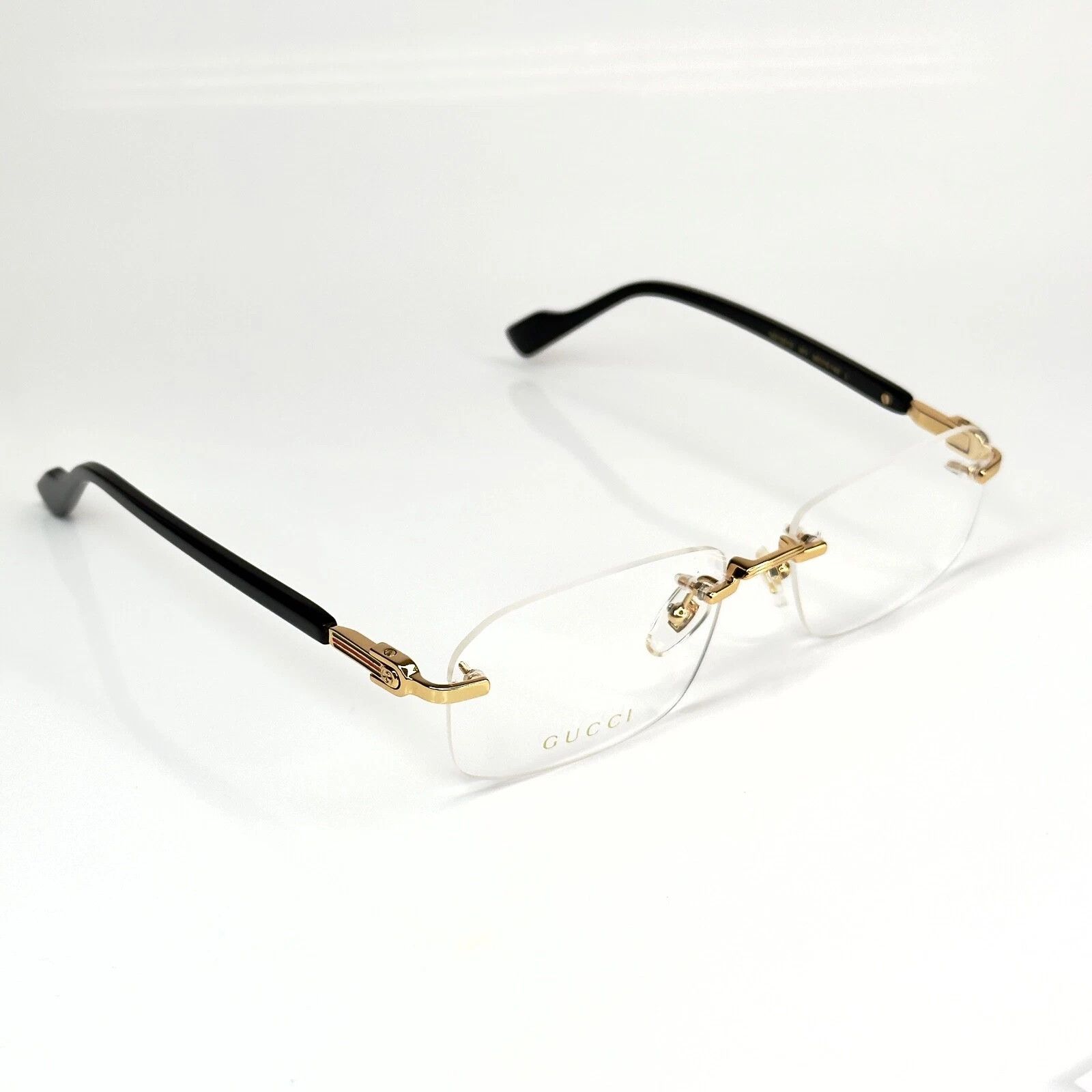 Gucci GUCCI GG1221O 1221 Black Classic Narrow Eyeglasses 001 Size ONE SIZE - 9 Thumbnail
