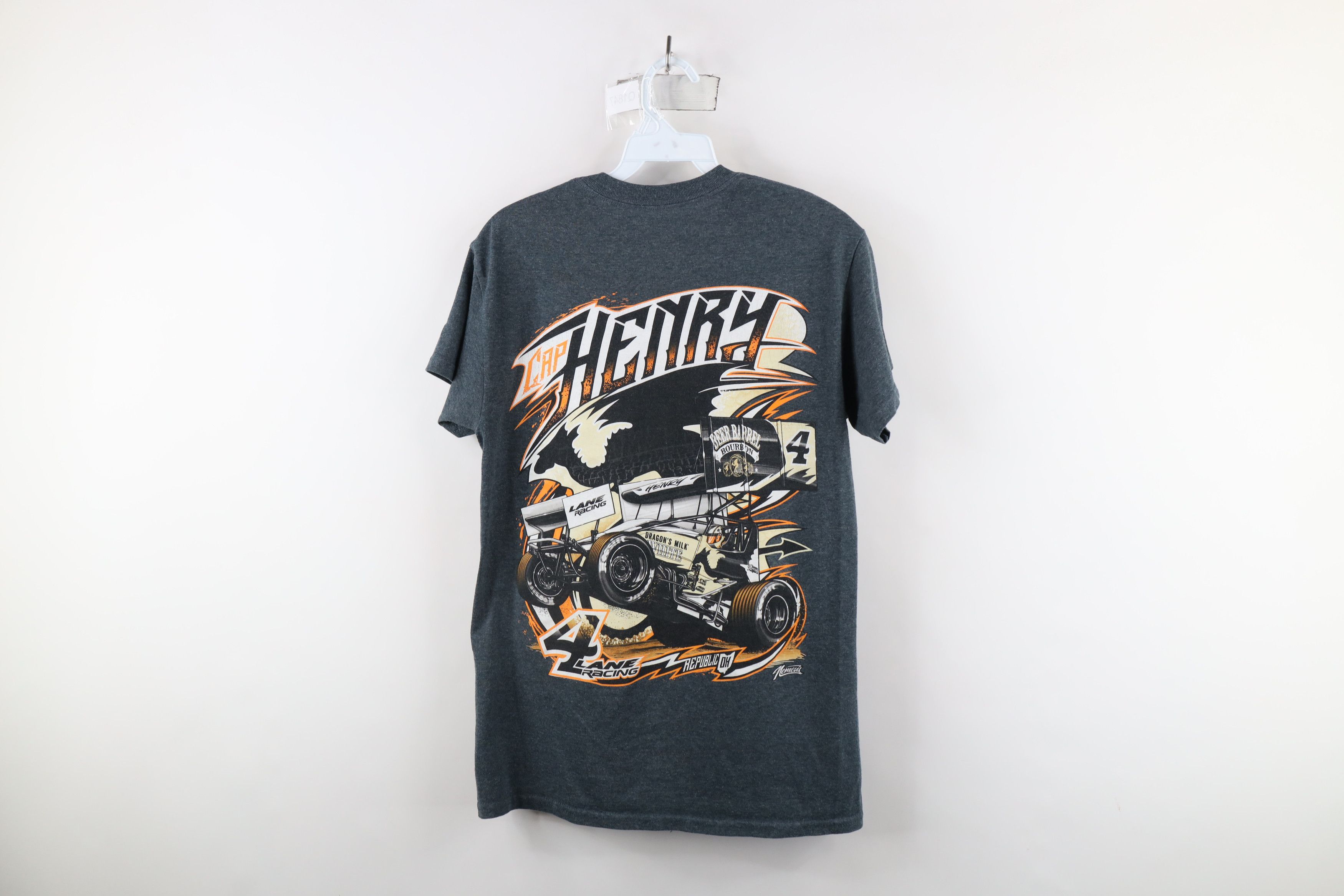 Vintage Streetwear Cap Henry Car Racing Short Sleeve T-Shirt Gray Size US XS / EU 42 / 0 - 12 Thumbnail