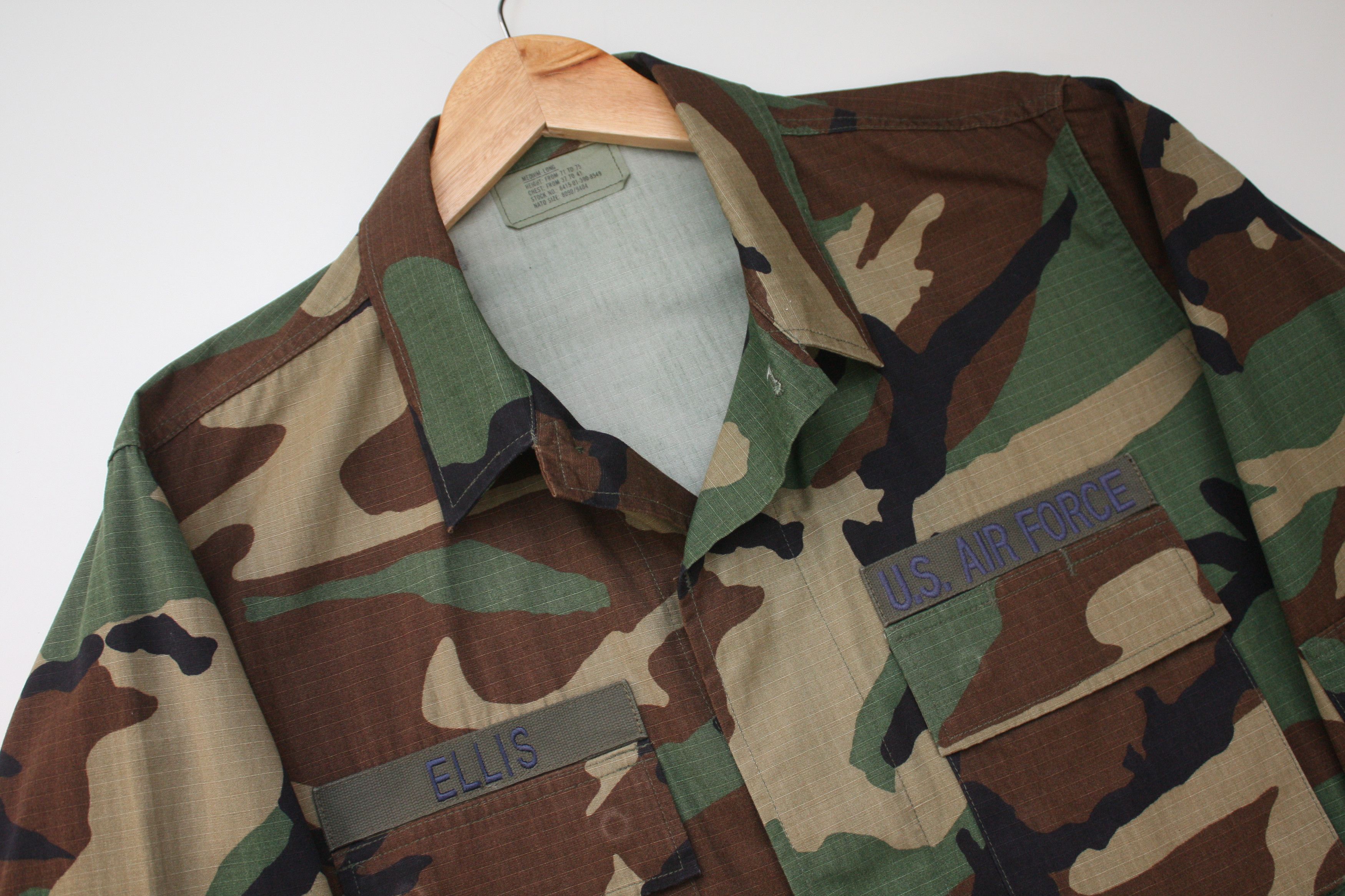 Vintage U.S. Air Force Vintage Army Woodland Jacket Medium Long Size US M / EU 48-50 / 2 - 4 Thumbnail