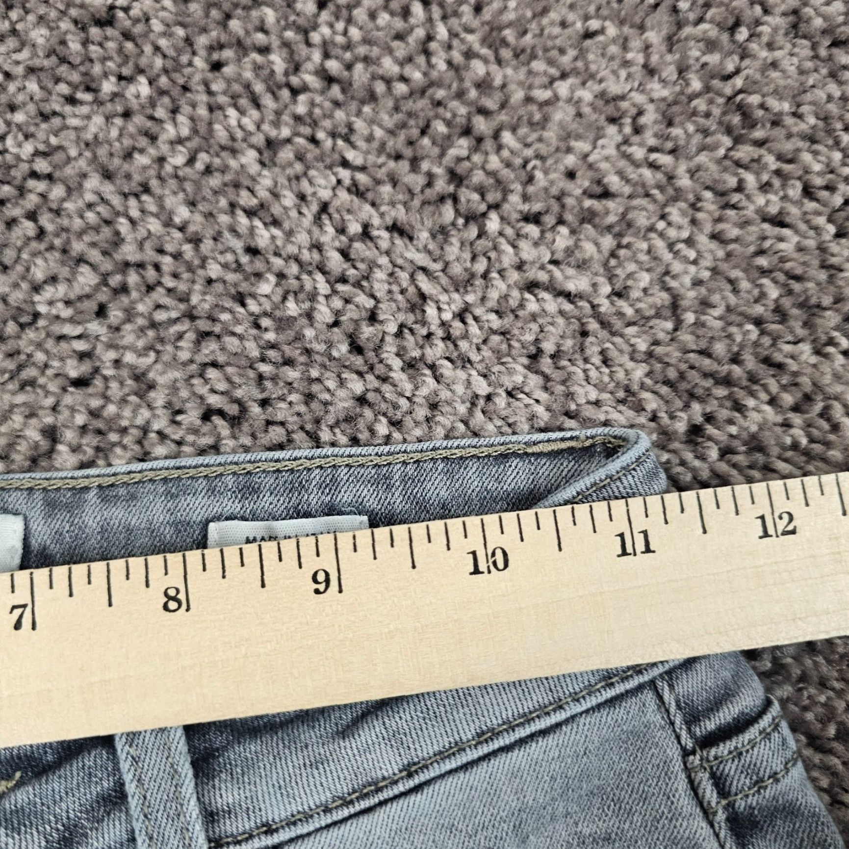 CLOSED VINTAGE Closed Jeans Women 24 Gray Skinny Mid Rise Denim 31in Inseam Italy 22x31 Slim Stretch Mens? Size 42" / US 20 - 6 Thumbnail
