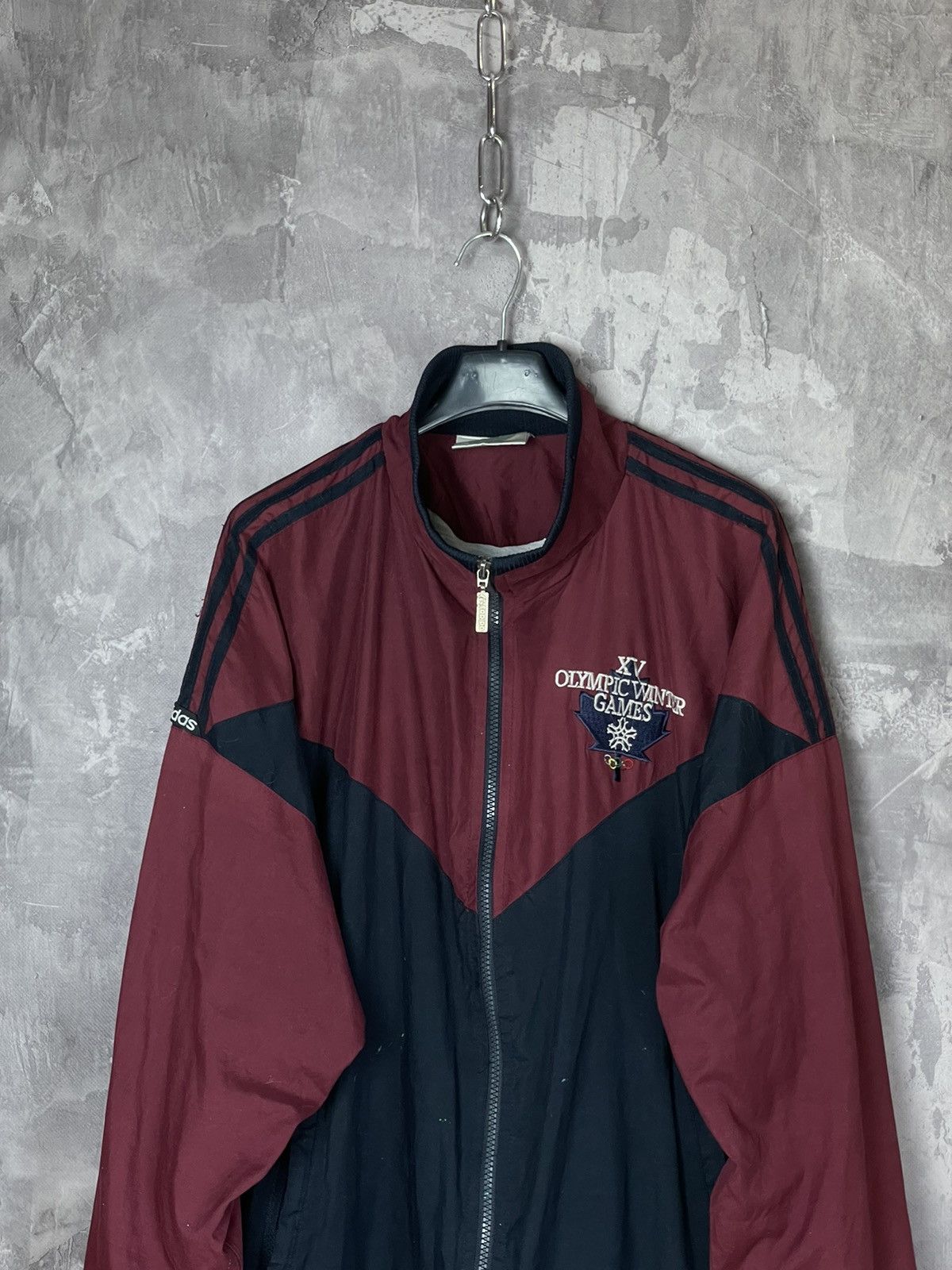 Adidas × USA Olympics × Vintage 1960 VII Olympic Winter Games Adidas Windbreaker Jacket Size US S / EU 44-46 / 1 - 2 Thumbnail