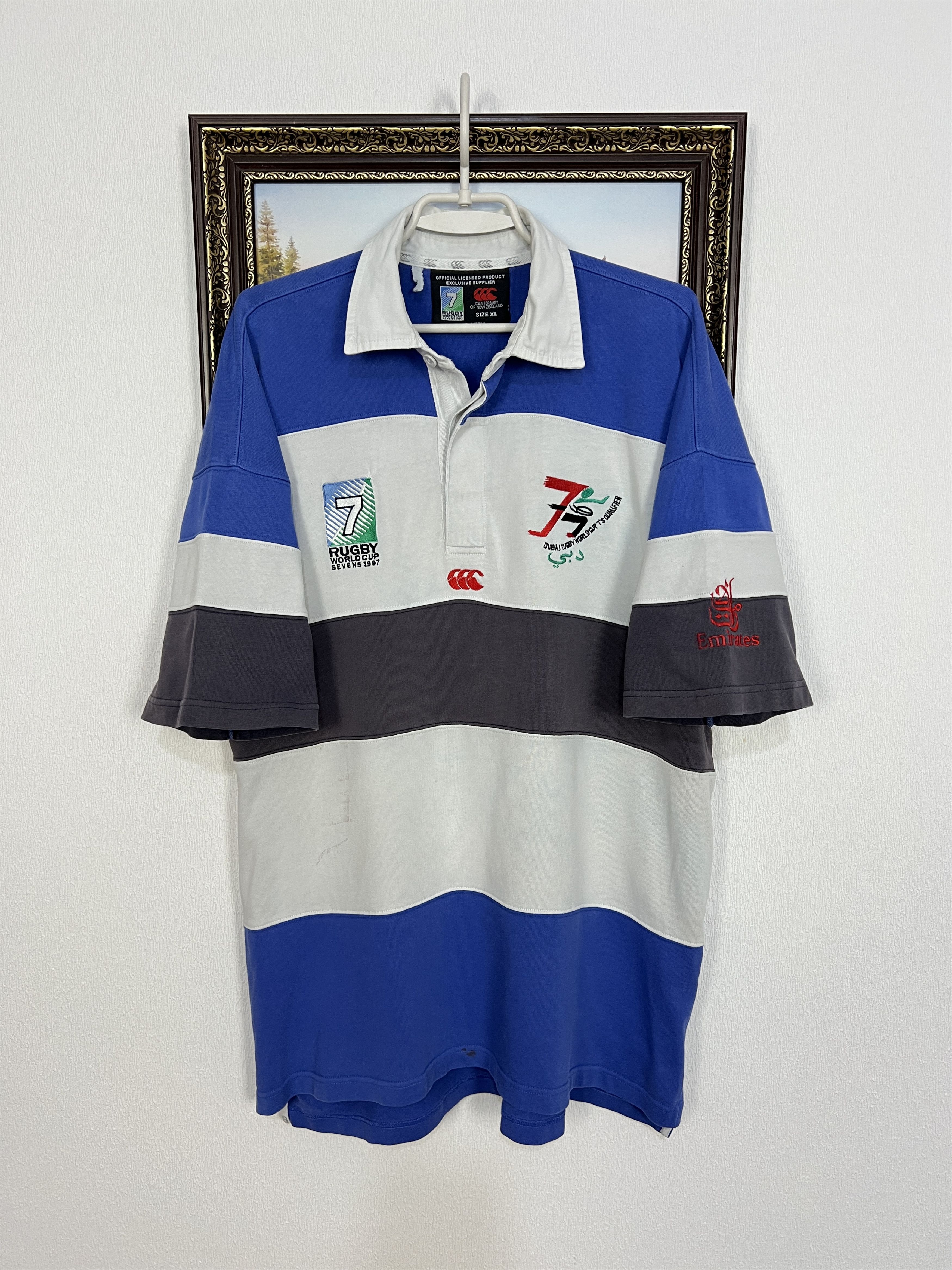 Vintage Canterbury Hong Kong Rugby Union World Cup Jersey Trikot Size US XL / EU 56 / 4 - 1 Thumbnail