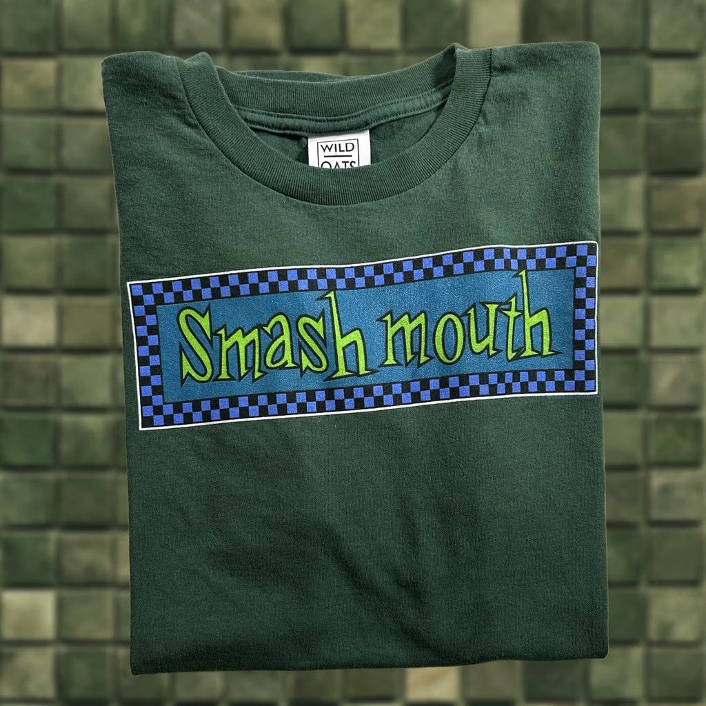Mango VINTAGE Smash Mouth Fush Yu Mang T-Shirt 1997 Band Concert Tour XL Green Shirt Mens Size US XL / EU 56 / 4 - 1 Thumbnail