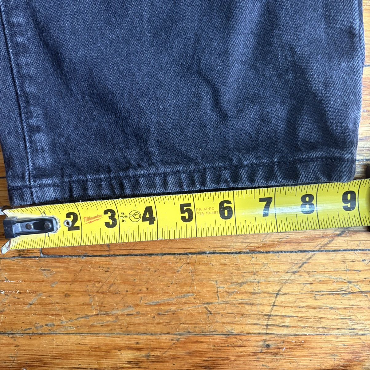 Gap GAP Loose Men's 29x30 Regular Black Denim Straight Jeans Size US 29 - 7 Thumbnail