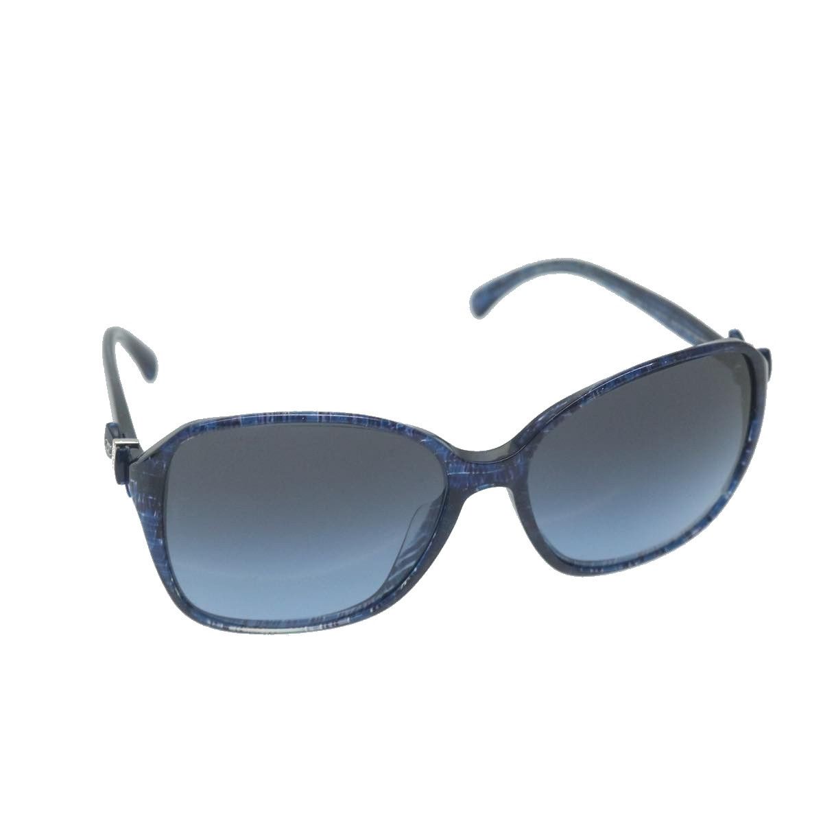 image of Chanel Sunglasses Plastic Blue Cc Auth Am5415, Women's