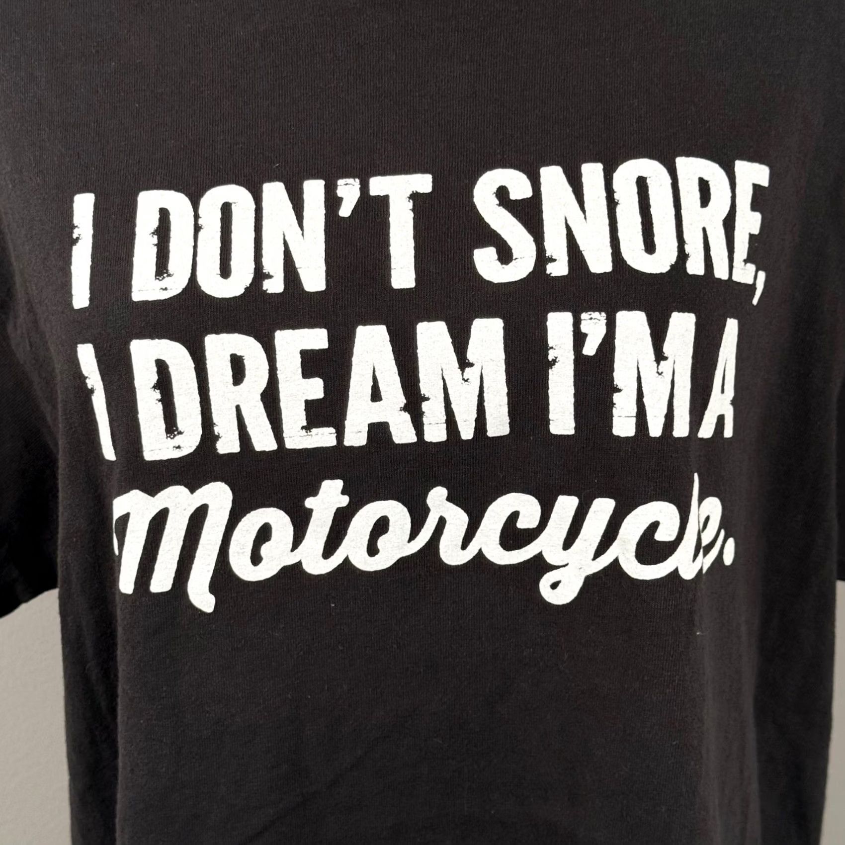 Vintage Vintage Delta Pro Weight Graphic Tee Mens L Black Biker Quotes Sarcastic Moto Shirt Size US L / EU 52-54 / 3 - 2 Thumbnail