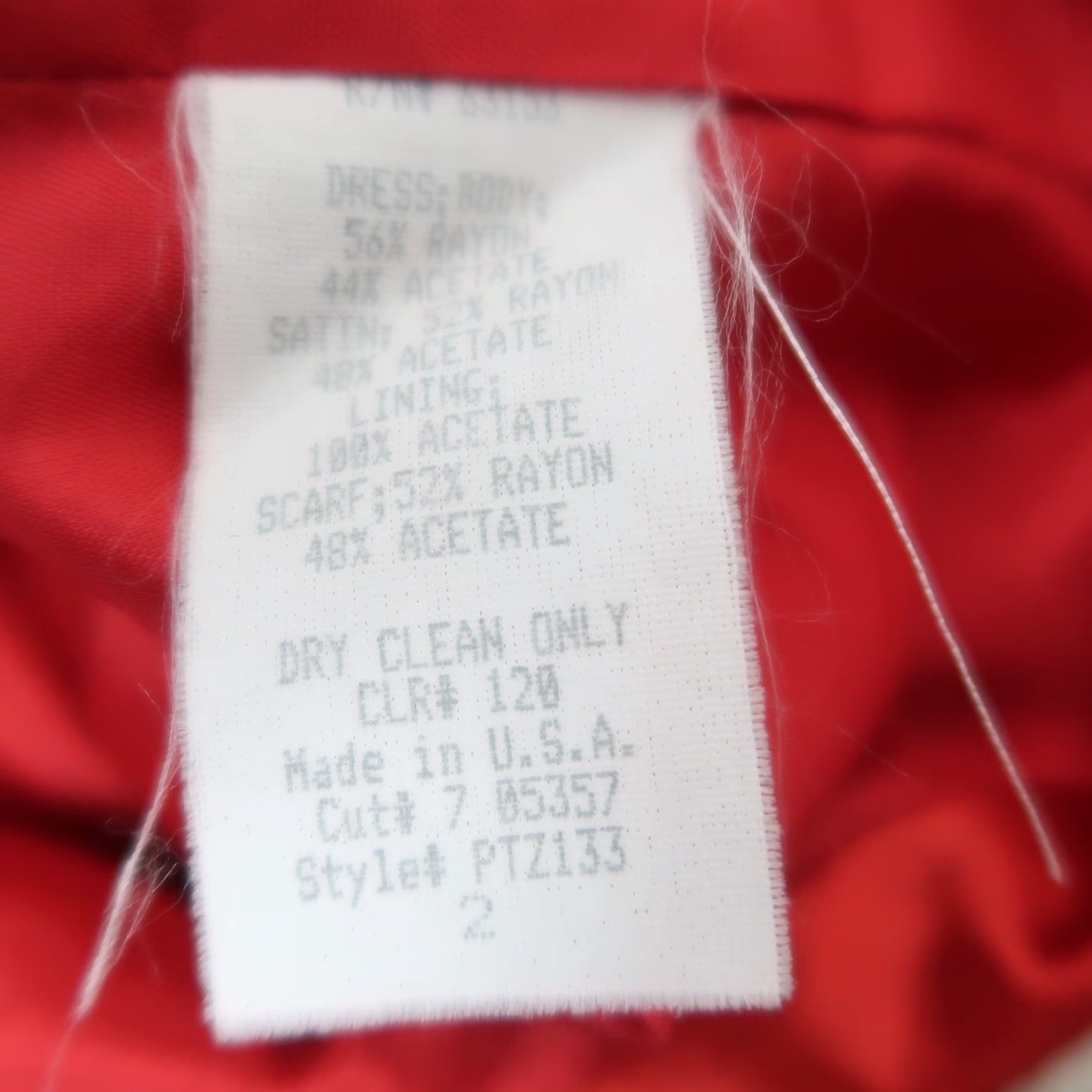 Vintage VINTAGE CDC red square neck strappy midi cocktail dress 2P Women Petite Midi Formal 90s Velvet? Size XS / US 0-2 / IT 36-38 - 8 Thumbnail
