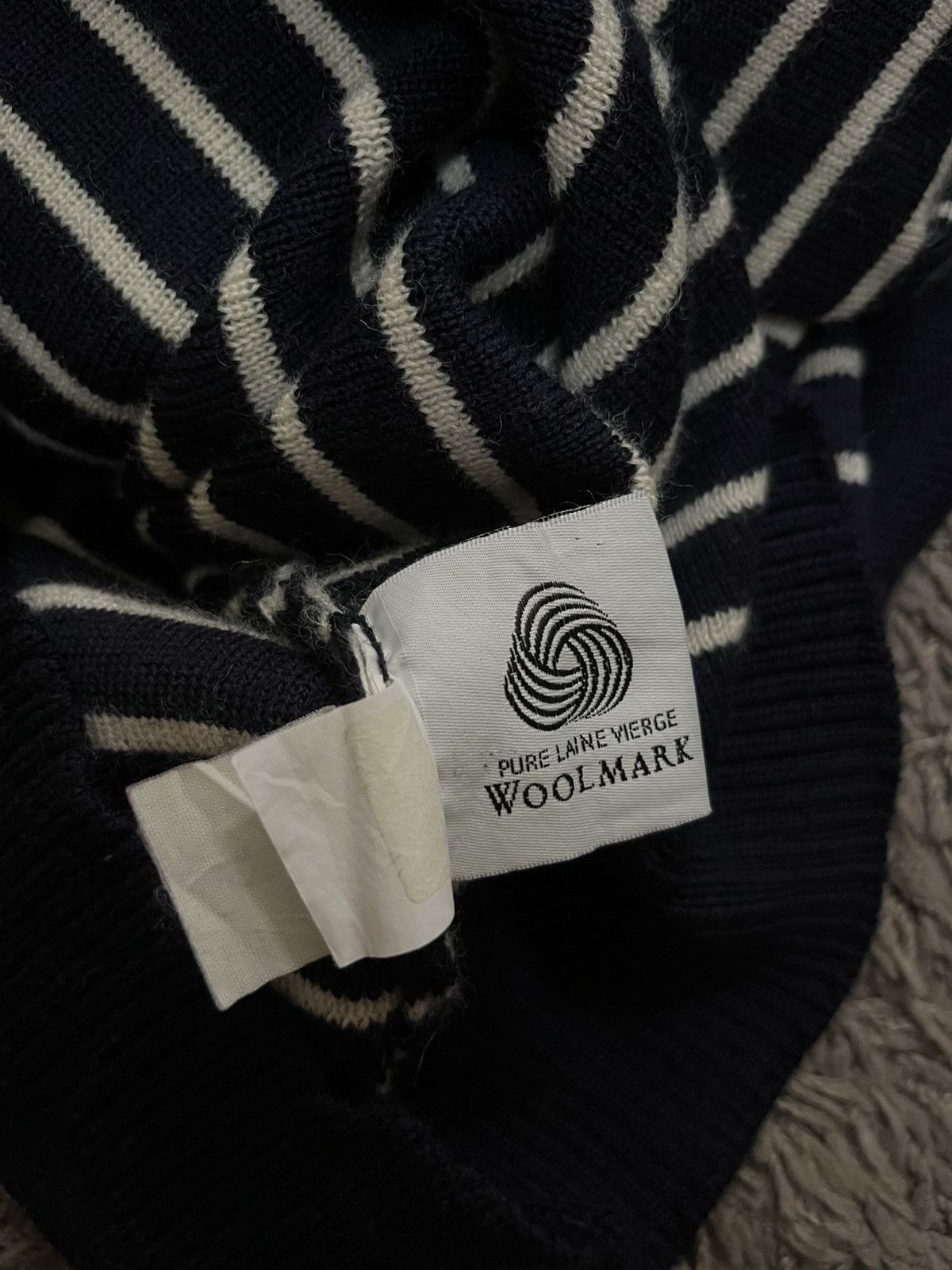Saint James 2000s Breton sailors jumpers bicnic striped #D3 Size US S / EU 44-46 / 1 - 6 Thumbnail