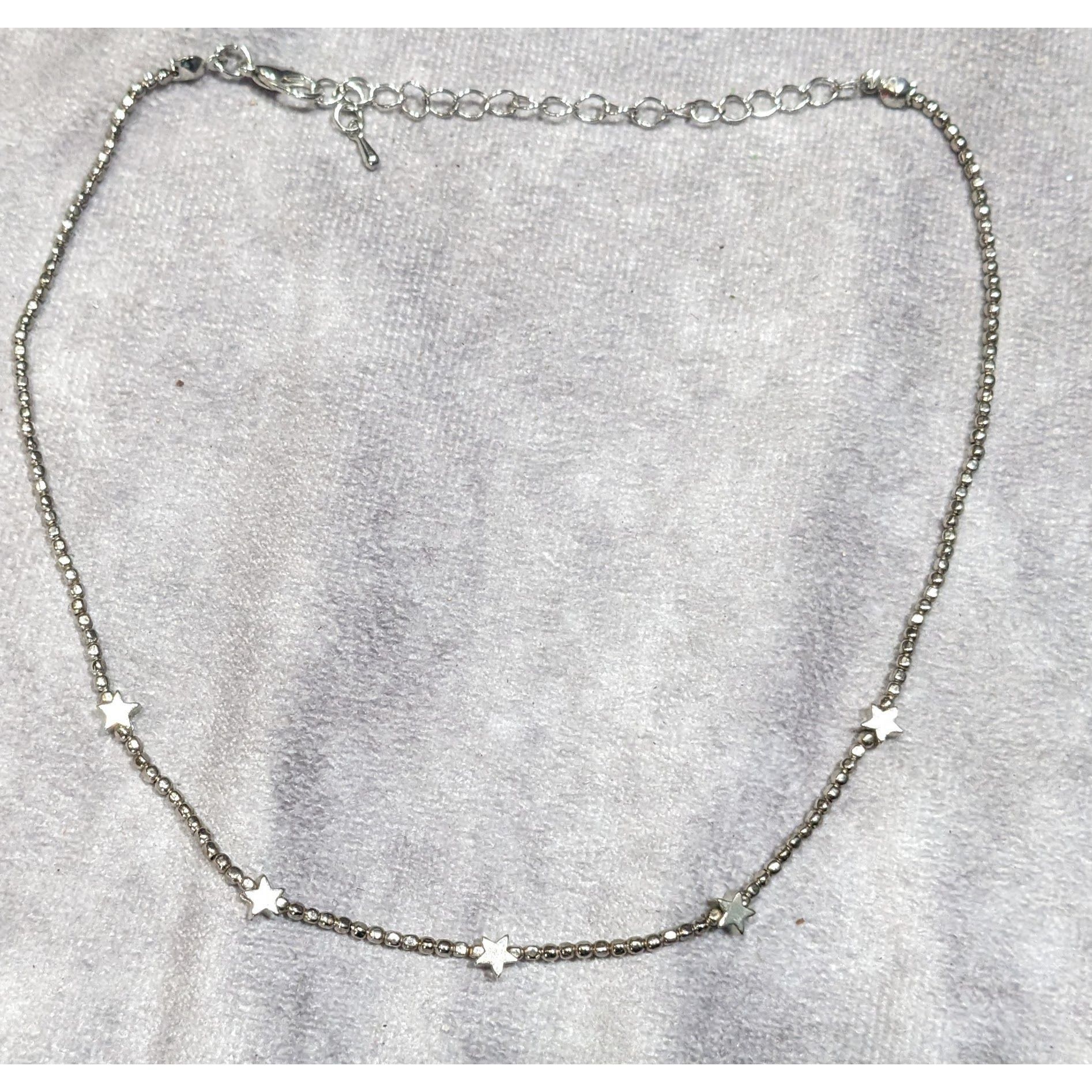 Other Minimalist Star Silver Tone Beaded Necklace Size ONE SIZE - 6 Thumbnail