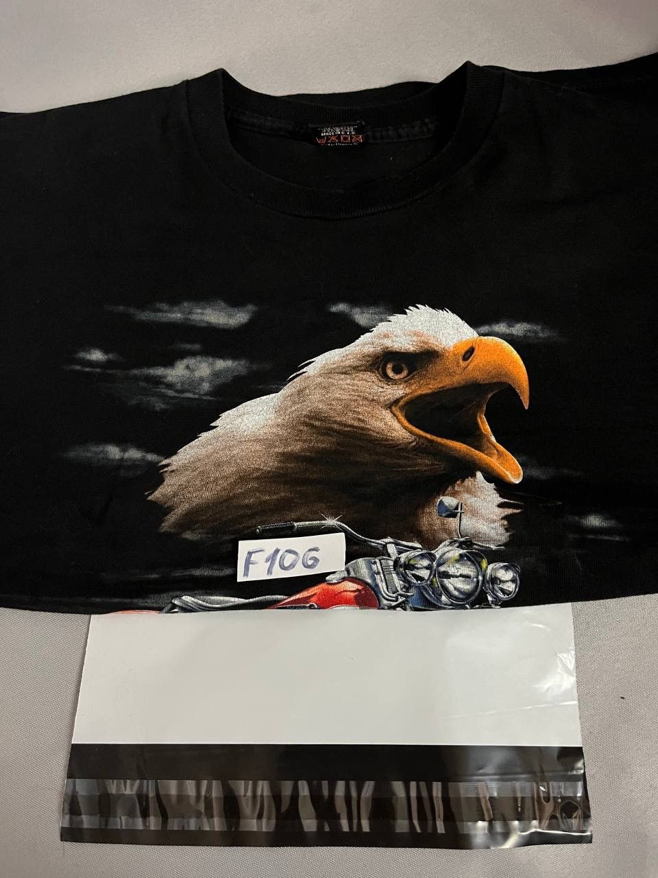 Harley Davidson Harley Davidson Tee T Shirt 2000 Vintage Eagle Moto Size US M / EU 48-50 / 2 - 11 Thumbnail