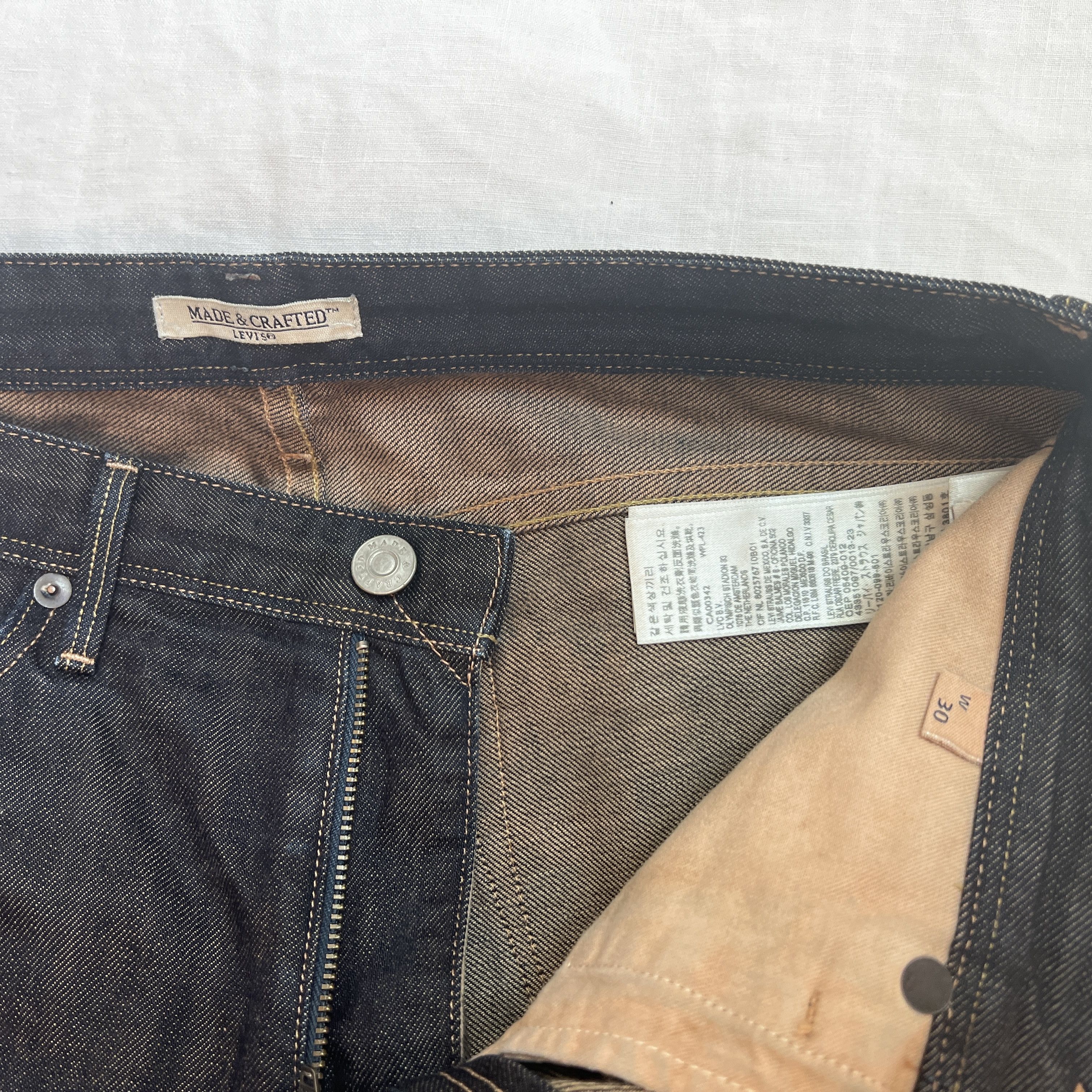 Levi's Made & Crafted Levi’s Made & Crafted 30/34 Midnight Blue Denim Jeans Size US 30 / EU 46 - 3 Thumbnail