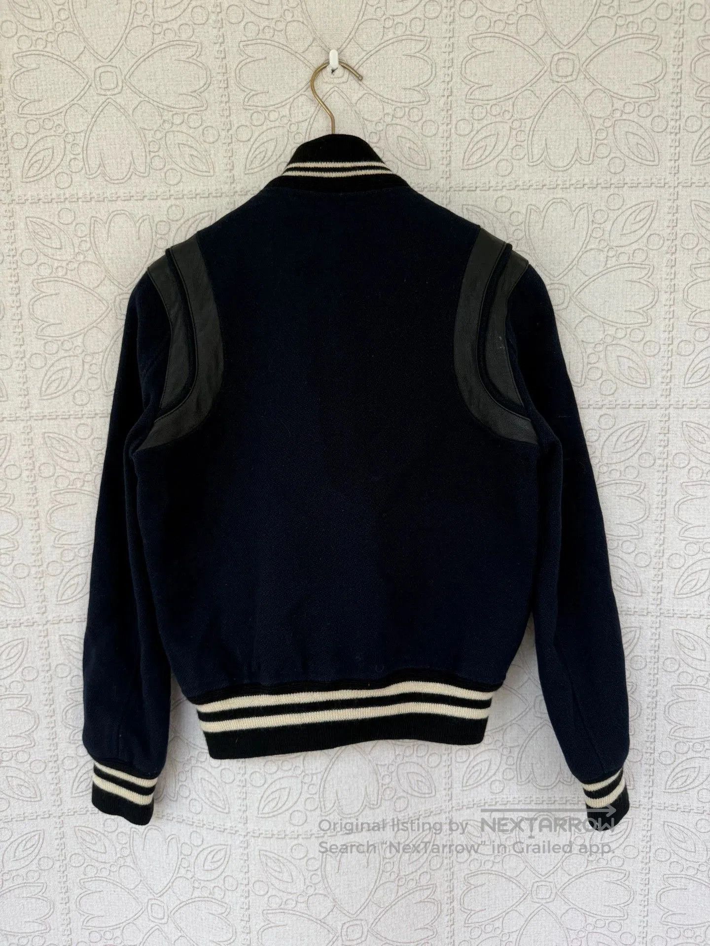 Saint Laurent Paris Saint Laurent SLP Leather Baseball Jacket Size 36. Size XS / US 0-2 / IT 36-38 - 2 Thumbnail