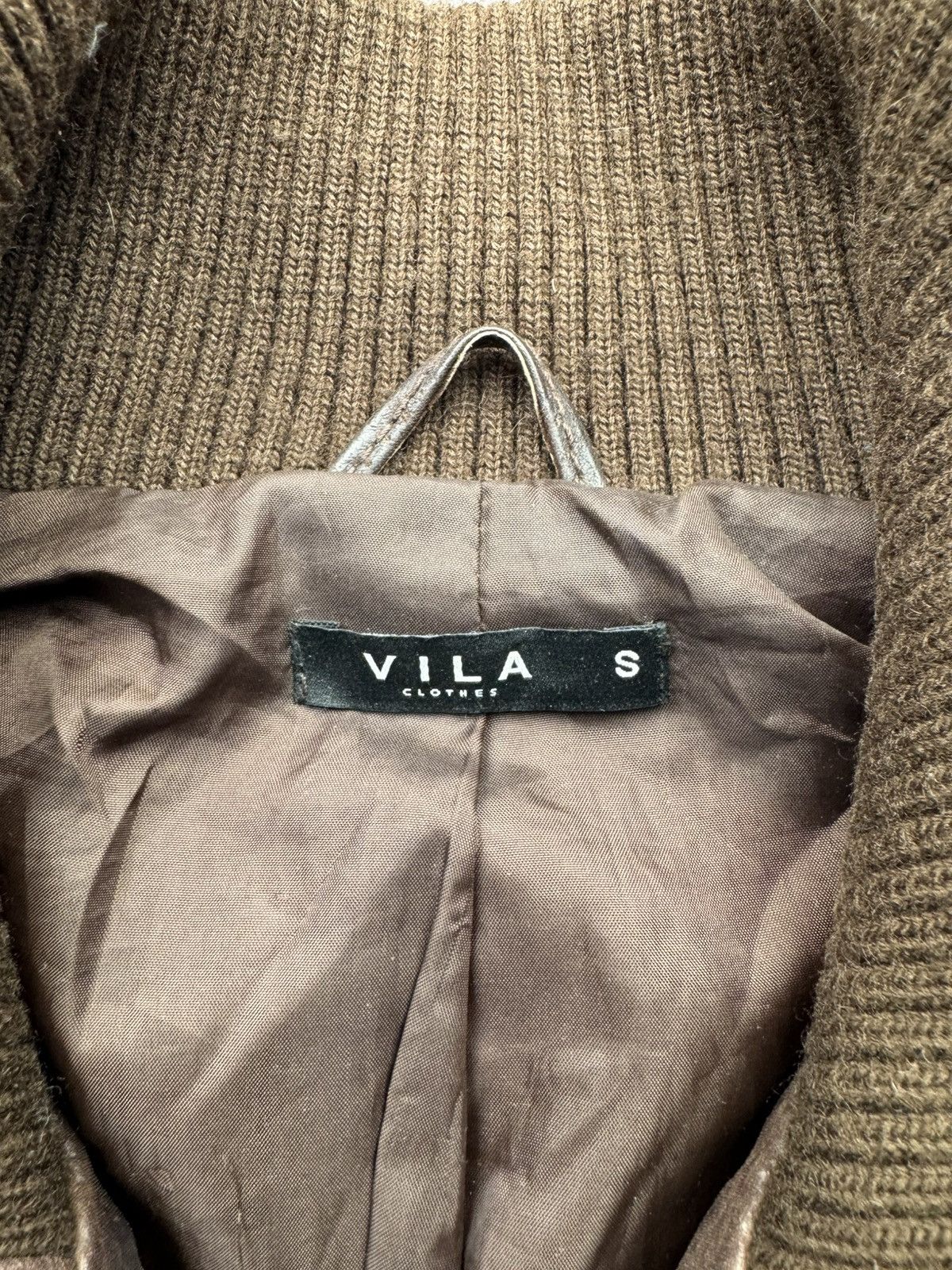 Genuine Leather Vintage Leather Bomber Jacket Size S / US 4 / IT 40 - 6 Thumbnail