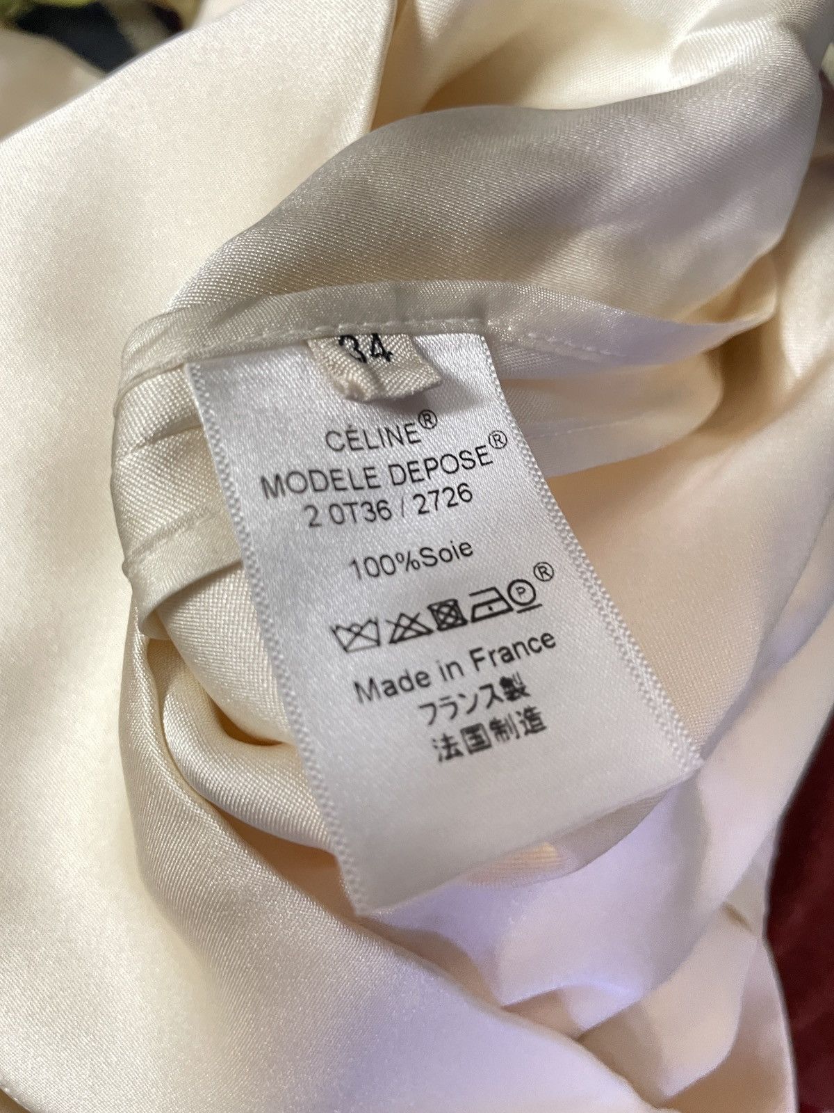 Celine Old Celine Silk Camisole Size XS / US 0-2 / IT 36-38 - 5 Thumbnail