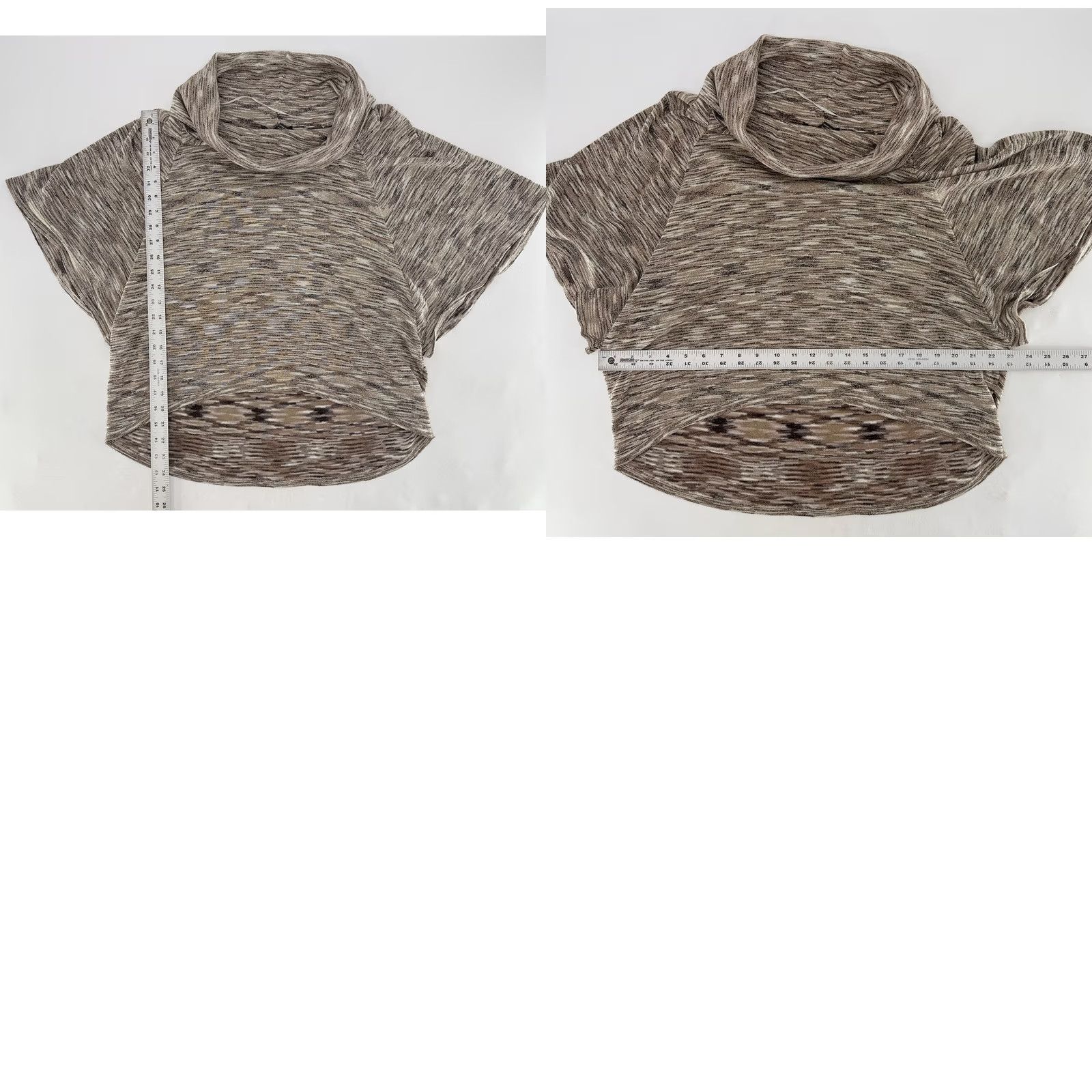 Vintage INC International Concepts Batwing Sweater - Gold Shimmer Brown Size L / US 10 / IT 46 - 8 Thumbnail