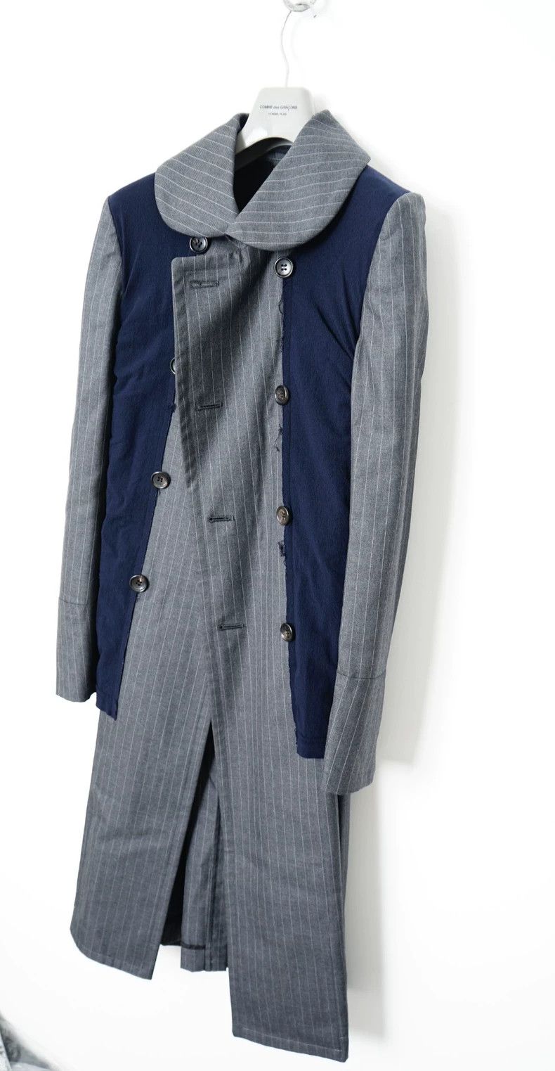 Comme des Garcons Comme des Garcons Spliced medium-long coat, gold ingot col Size S / US 4 / IT 40 - 4 Thumbnail