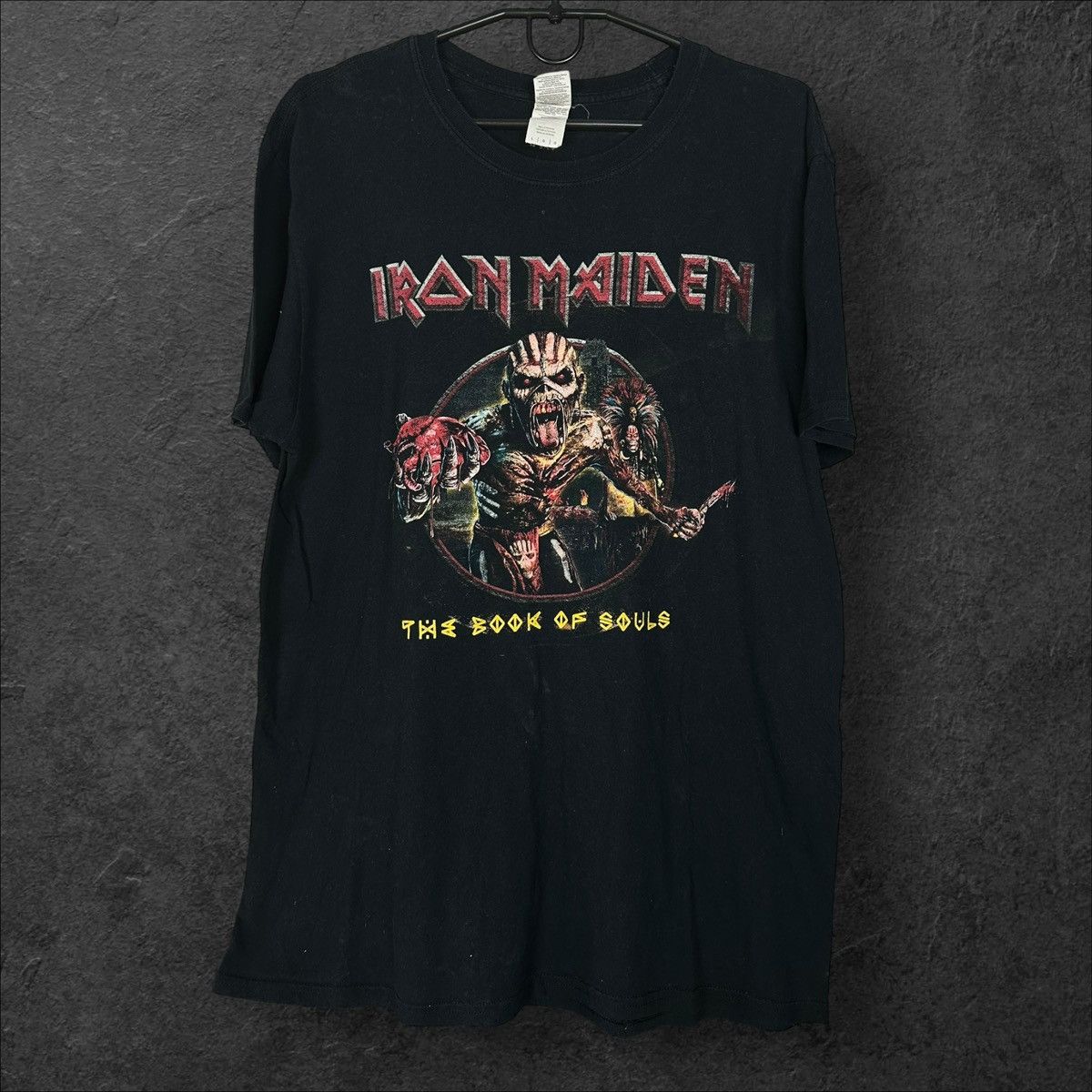 Band Tees × Iron Maiden 2018 Iron Maiden The Book Of Souls band tees rock Tee Size US L / EU 52-54 / 3 - 1 Thumbnail