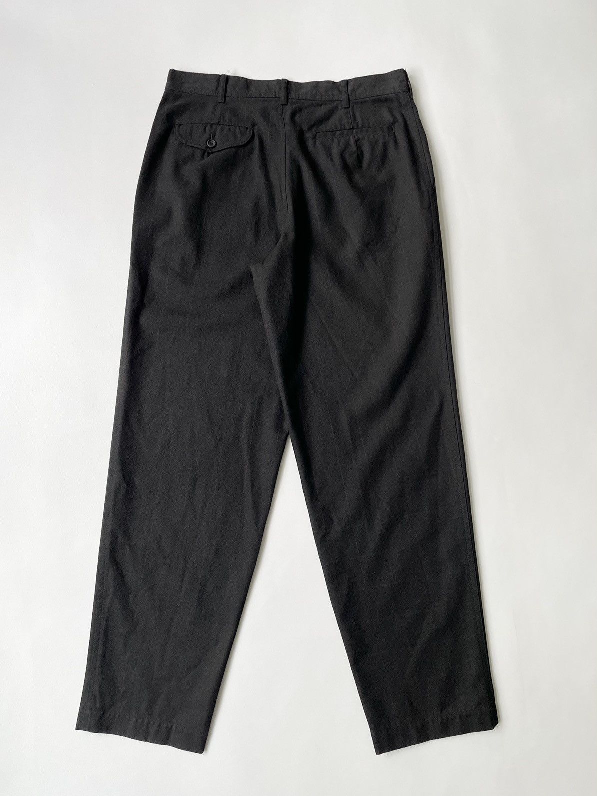 Comme des Garcons Black Cotton Check Print Trousers Size US 32 / EU 48 - 11 Thumbnail