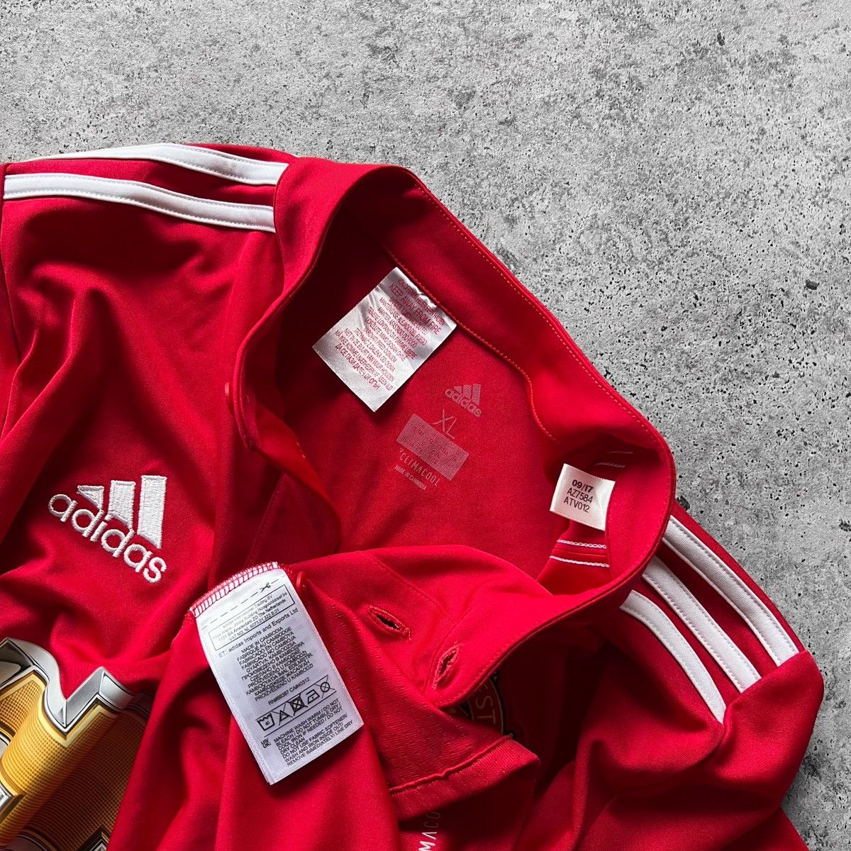 Adidas Adidas x FC Manchester United Boys Red Soccer Home Jersey Size US S / EU 44-46 / 1 - 4 Thumbnail