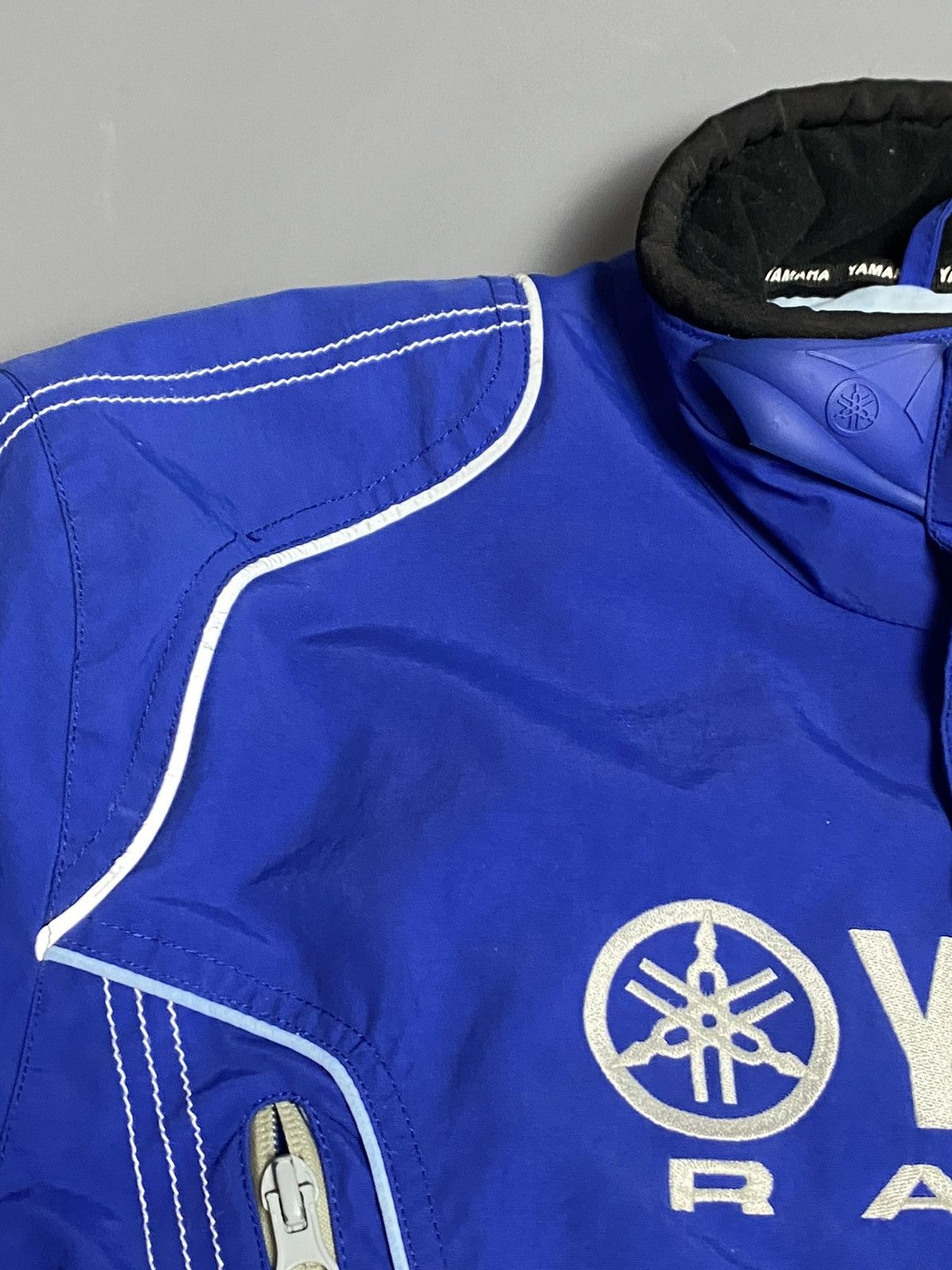 Yamaha VTG Yamaha Racing Padded Bomber Jacket Blue Moto Size Men XL Size US XL / EU 56 / 4 - 3 Thumbnail