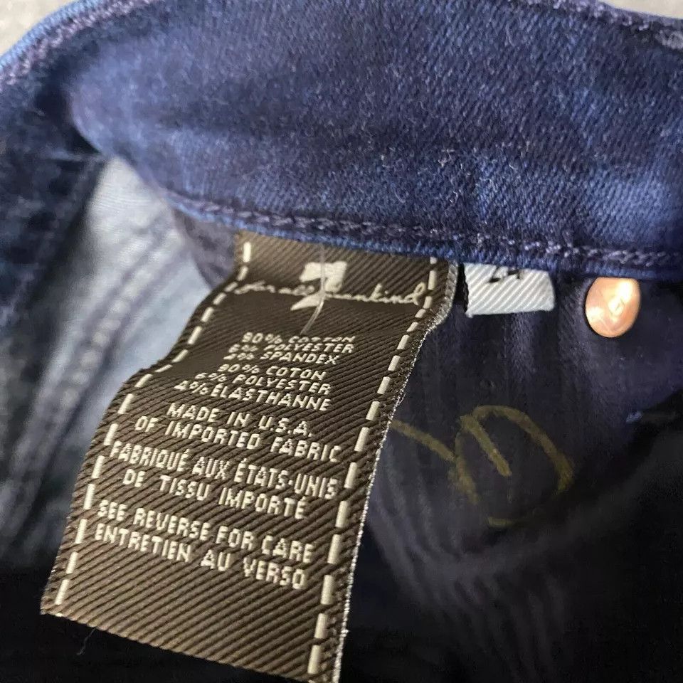 7 For All Mankind 7 For All Mankind Jeans Women's 24 The Slim Cigarette Denim Size 24" / US 00 / IT 34 - 8 Thumbnail