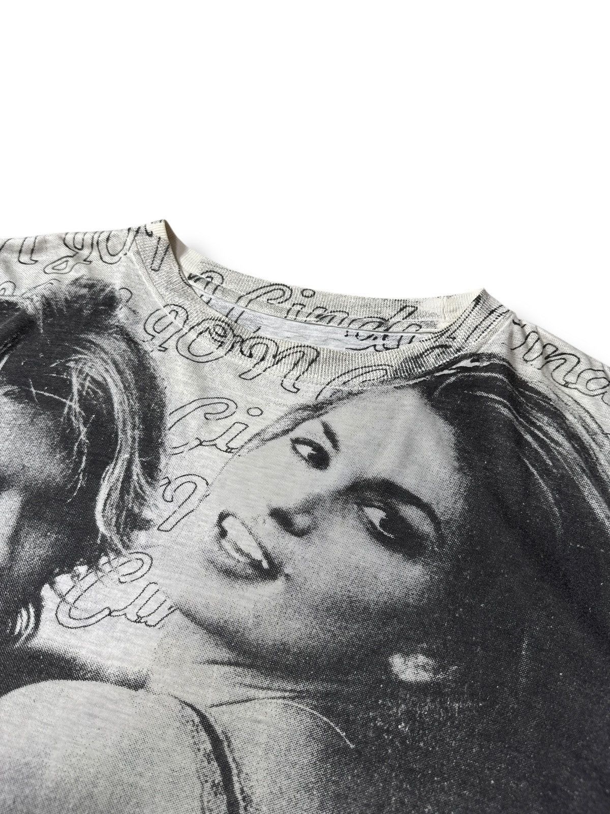 Band Tees × Folk × Vintage *RARE* BON JOVI X CINDY CRAWFORD AOP VINTAGE 90s MUSIC Size US XL / EU 56 / 4 - 4 Thumbnail