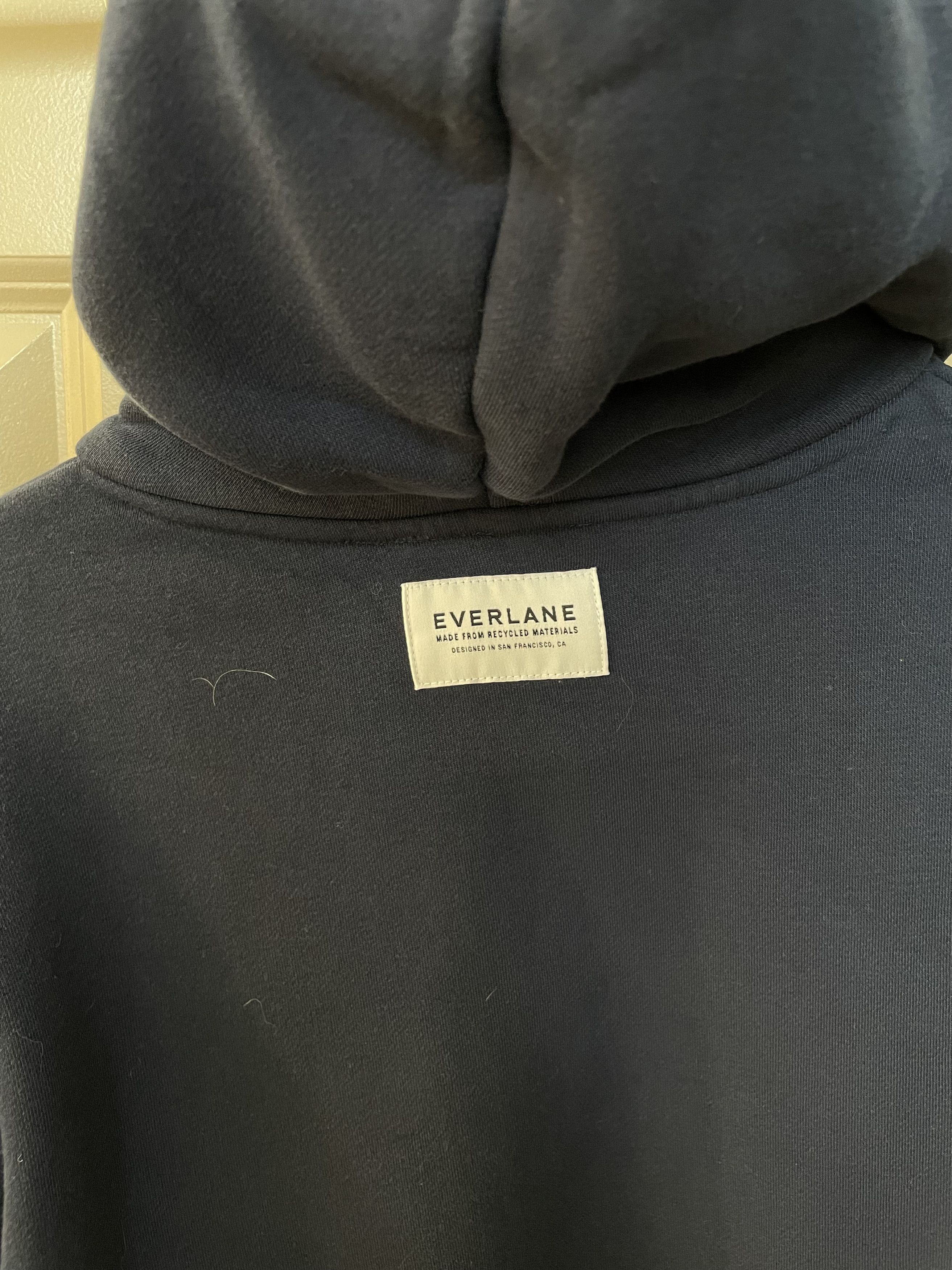 Everlane Everlane Navy Fleece Hoodie Size US XS / EU 42 / 0 - 4 Thumbnail