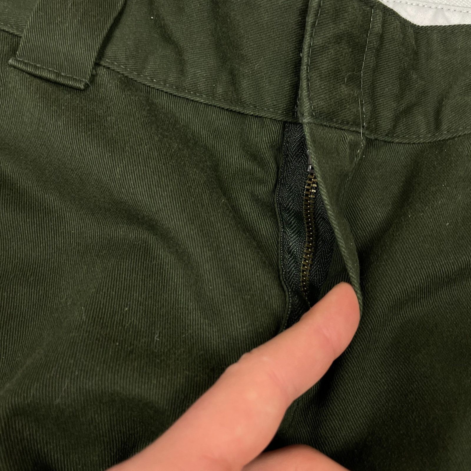 Dickies Dickies Men's Green Pockets Slim Fit Straight Pants 31X32 Size US 31 - 3 Thumbnail