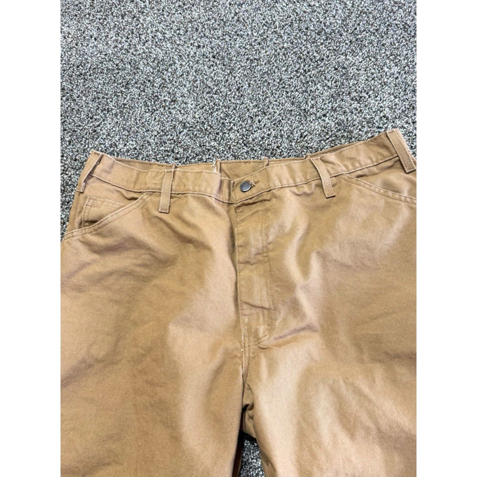 Dickies Dickies Jeans Men 40 Tan Blue Denim Bootcut Relaxed Fit 40x32 Regular Straight N/A Size US 40 / EU 56 - 4 Thumbnail