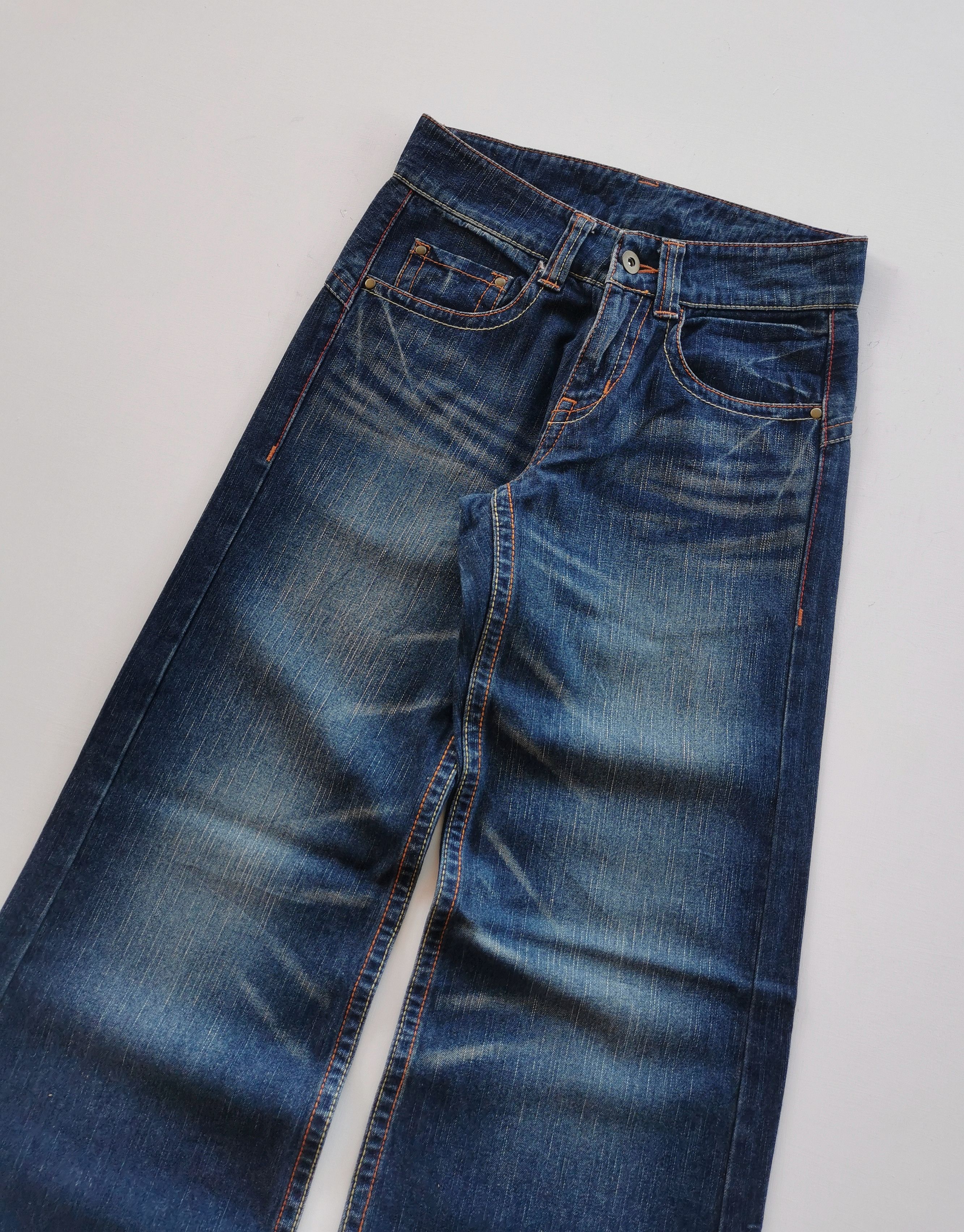If Six Was Nine Sweet Up Flare Denim Jeans Size US 27 - 2 Thumbnail