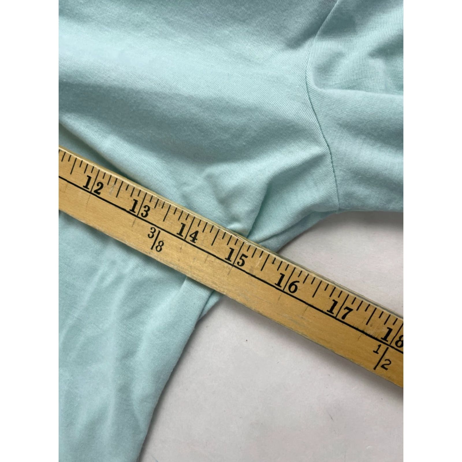 Vintage Mudd Shirt Women's Junior Size Small Blueish Green Long Sleeve V-Neck Tee Size S / US 4 / IT 40 - 5 Thumbnail