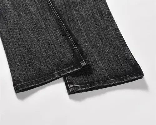 VIBE Men's hippie flared distressed washed jeans Size US 32 / EU 48 - 5 Thumbnail