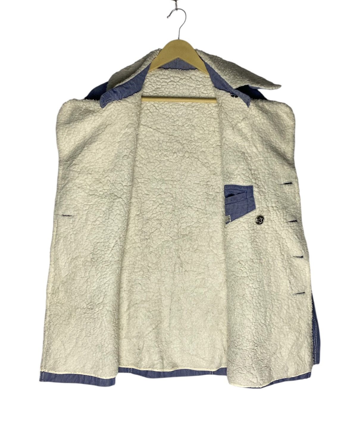 Vintage Vintage 70s Sherpa Lined Denim Ranch Coat Size US M / EU 48-50 / 2 - 4 Thumbnail
