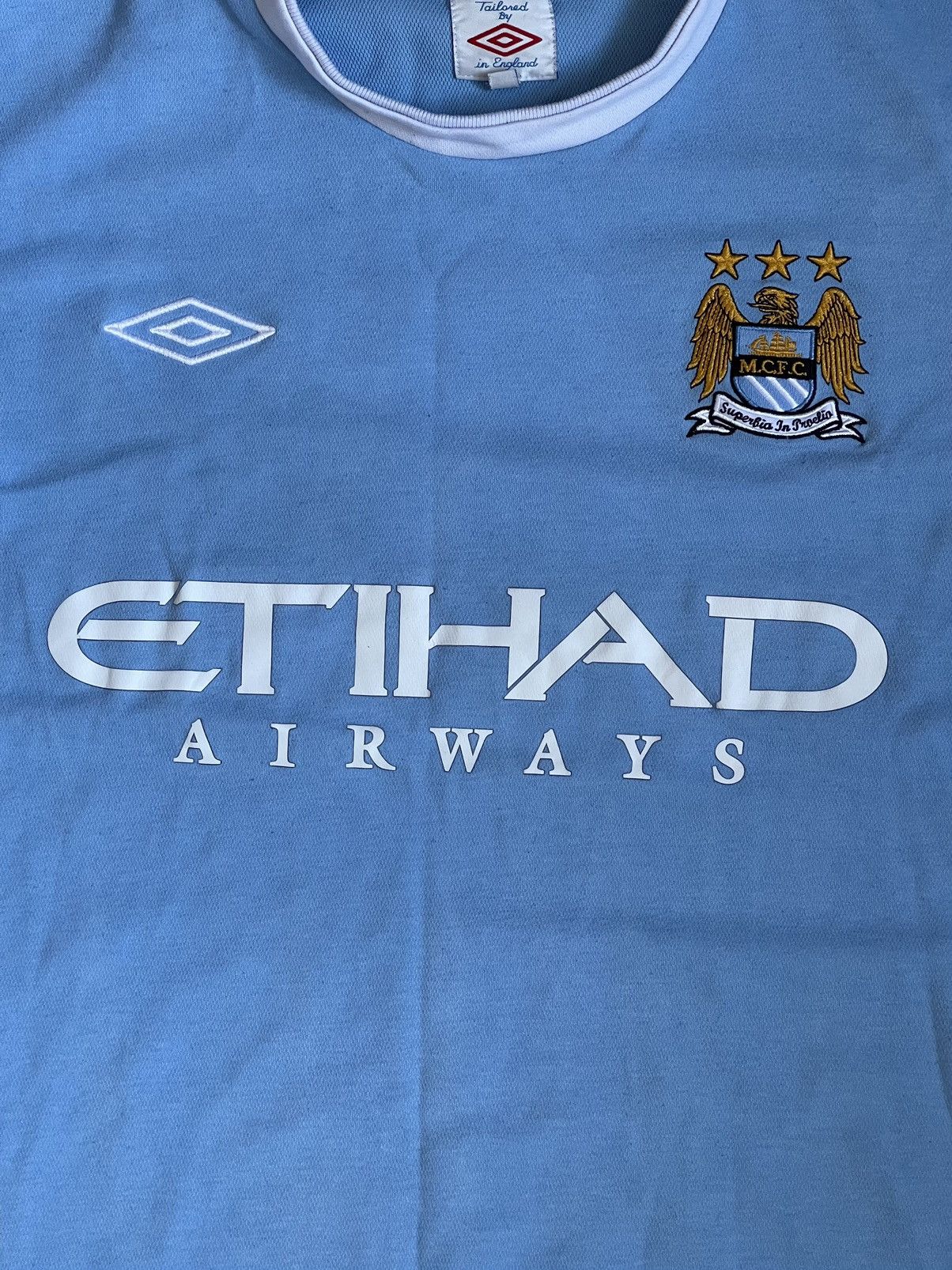 Umbro Umbro Manchester City vintage soccer jersey Size US M / EU 48-50 / 2 - 3 Thumbnail