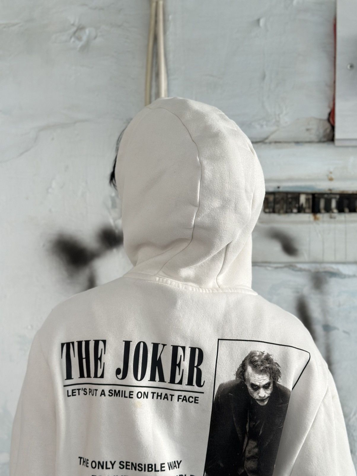 DC Comics VTG Joker Hoodie Big Logo Size L Trashed 00s USA Hype Staff Size US L / EU 52-54 / 3 - 8 Thumbnail