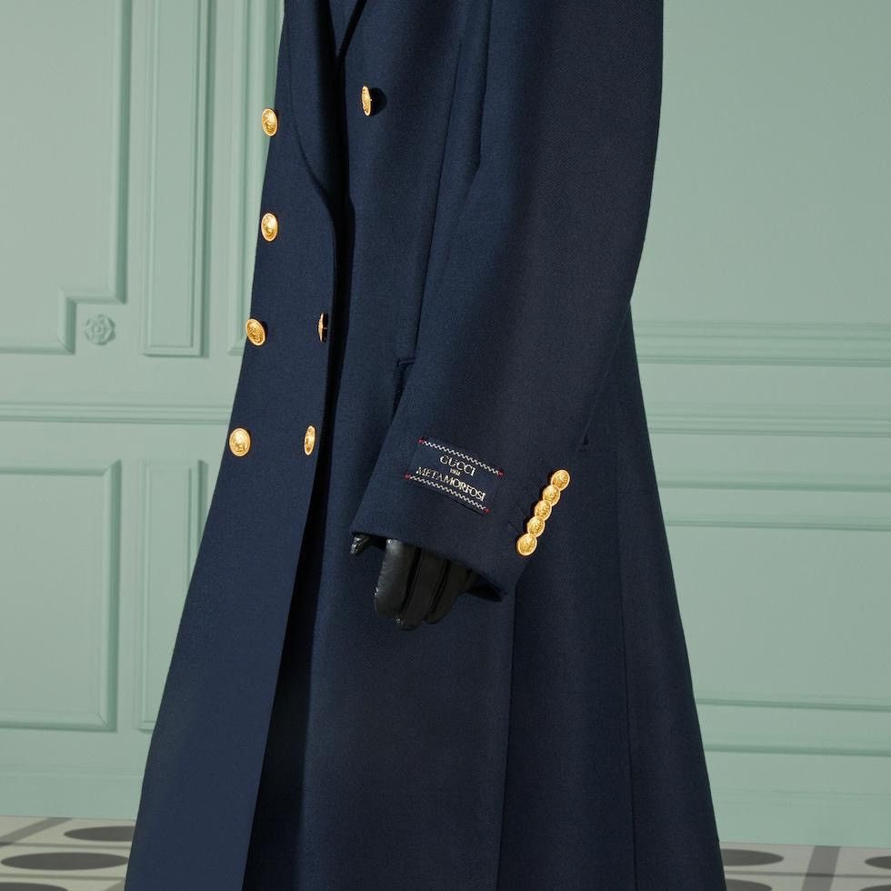 🔥$7.5K VALUE🔥Gucci Double Breasted Lapel Cashmere Coat