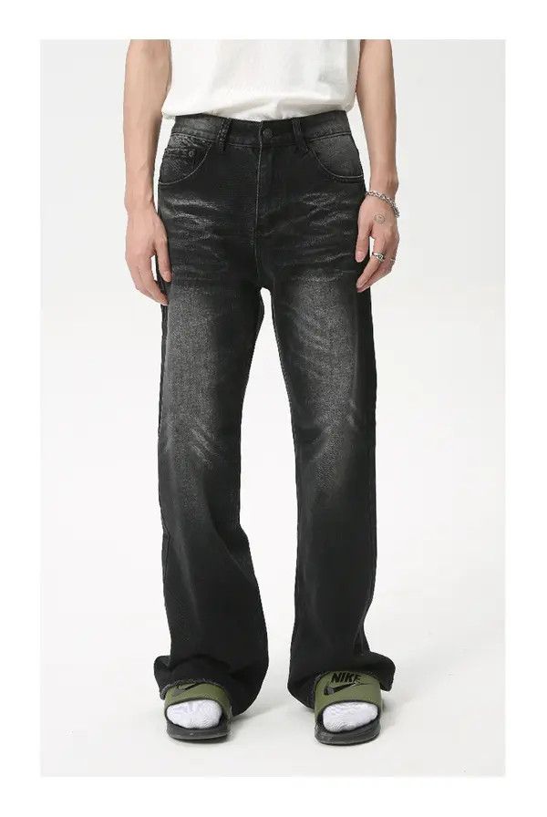Japanese Brand Kuroda x Azumi Washed casual bootcut jeans Size US 31 - 2 Thumbnail