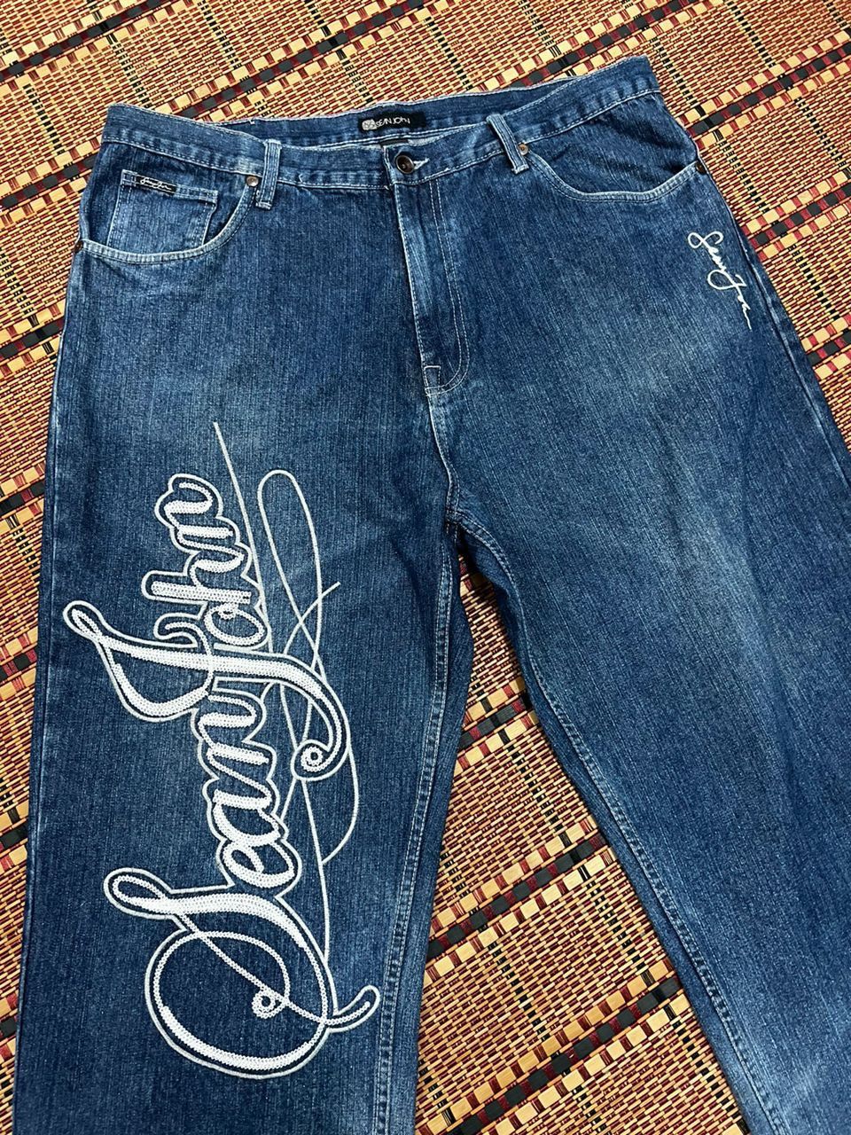 Sean John Sean John Embroidery Denim Baggy Jeans Size US 40 / EU 56 - 2 Thumbnail