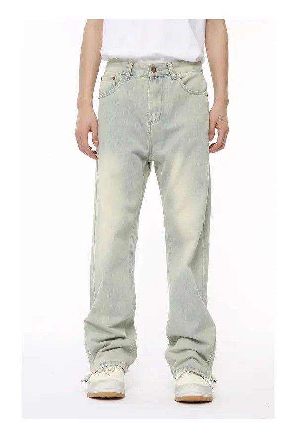 Japanese Brand Mitsui x Mint High Street Distressed Slit Zipper Jeans Size US 32 / EU 48 - 7 Thumbnail