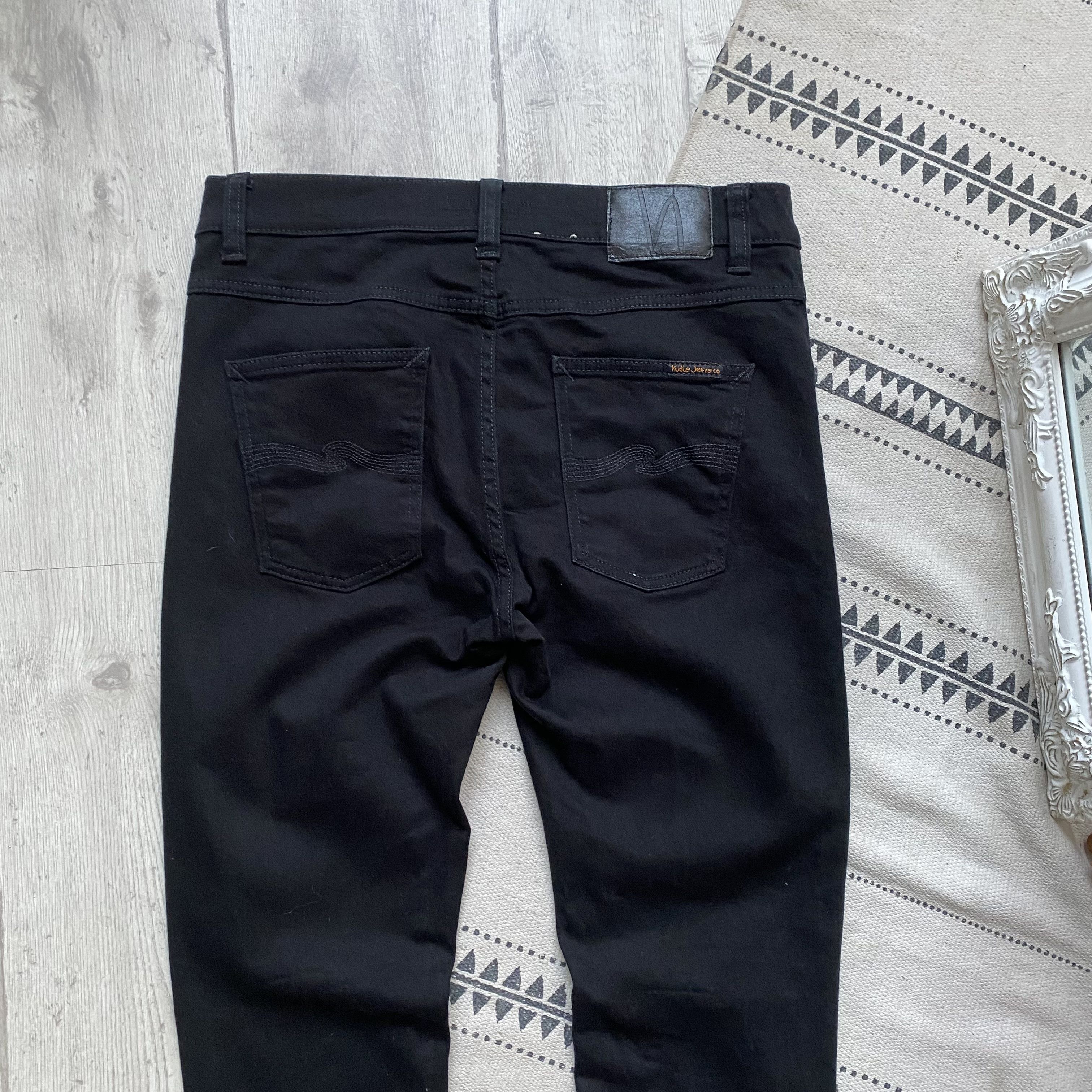Nudie Jeans Nudie Jeans Black Denim slim pants Stretch Size US 31 - 10 Thumbnail