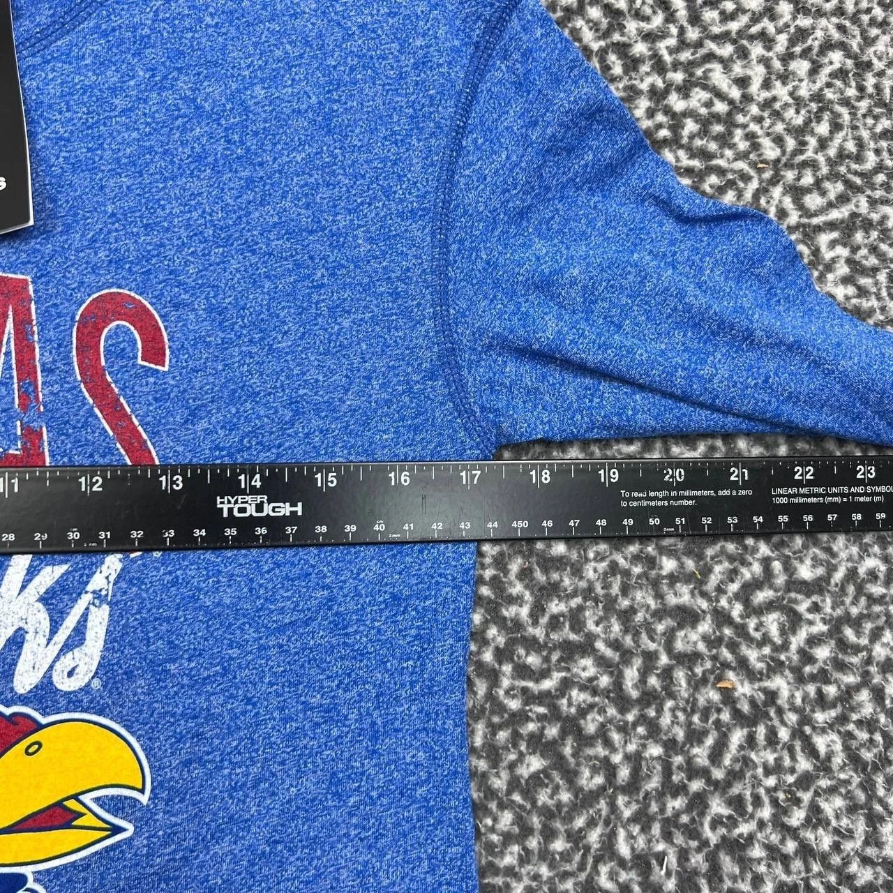 Adidas Kansas Jayhawks Shirt Women Long Sleeve Round Neck New S Size S / US 4 / IT 40 - 3 Thumbnail