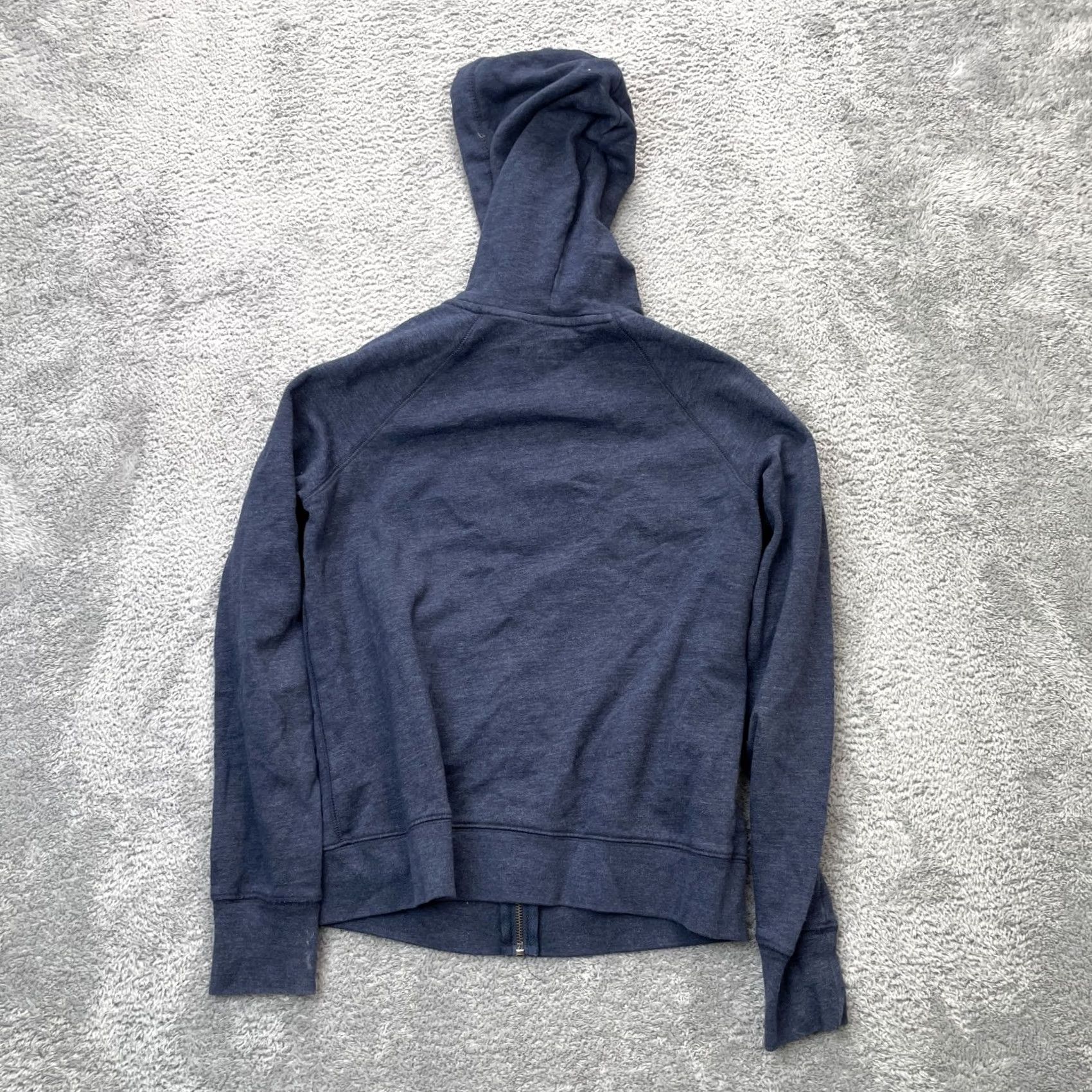 Vintage Aéropostale Hoodie Womens Small Blue Spellout New York Logo Cotton Full Zip y2k Size S / US 4 / IT 40 - 2 Thumbnail