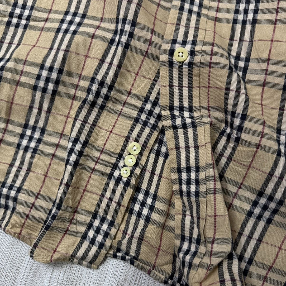 Burberry BURBERRY nova check long button up shirt Size US L / EU 52-54 / 3 - 5 Thumbnail