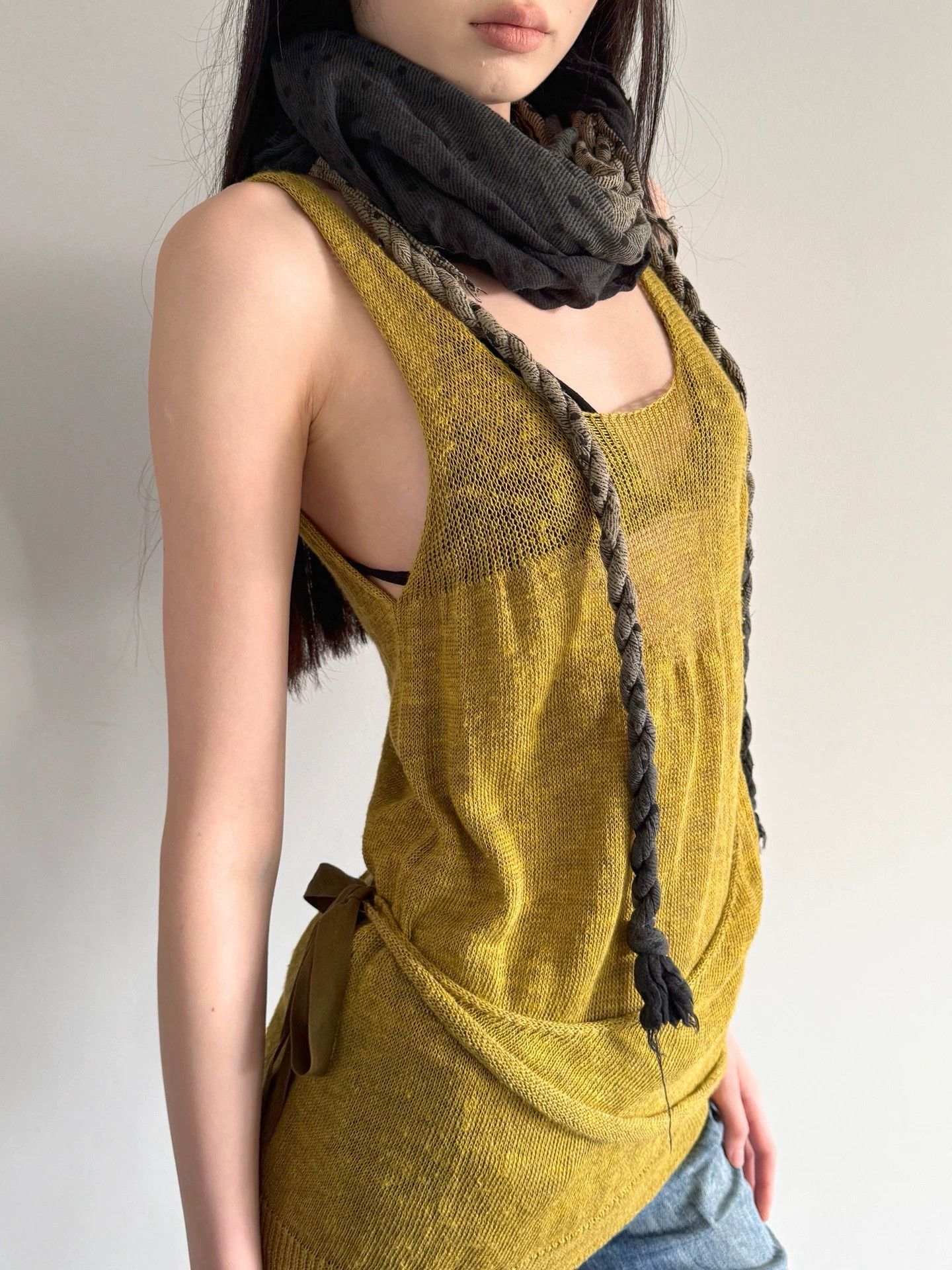 Diesel Diesel Knit Tassel Scarf Size ONE SIZE - 2 Thumbnail